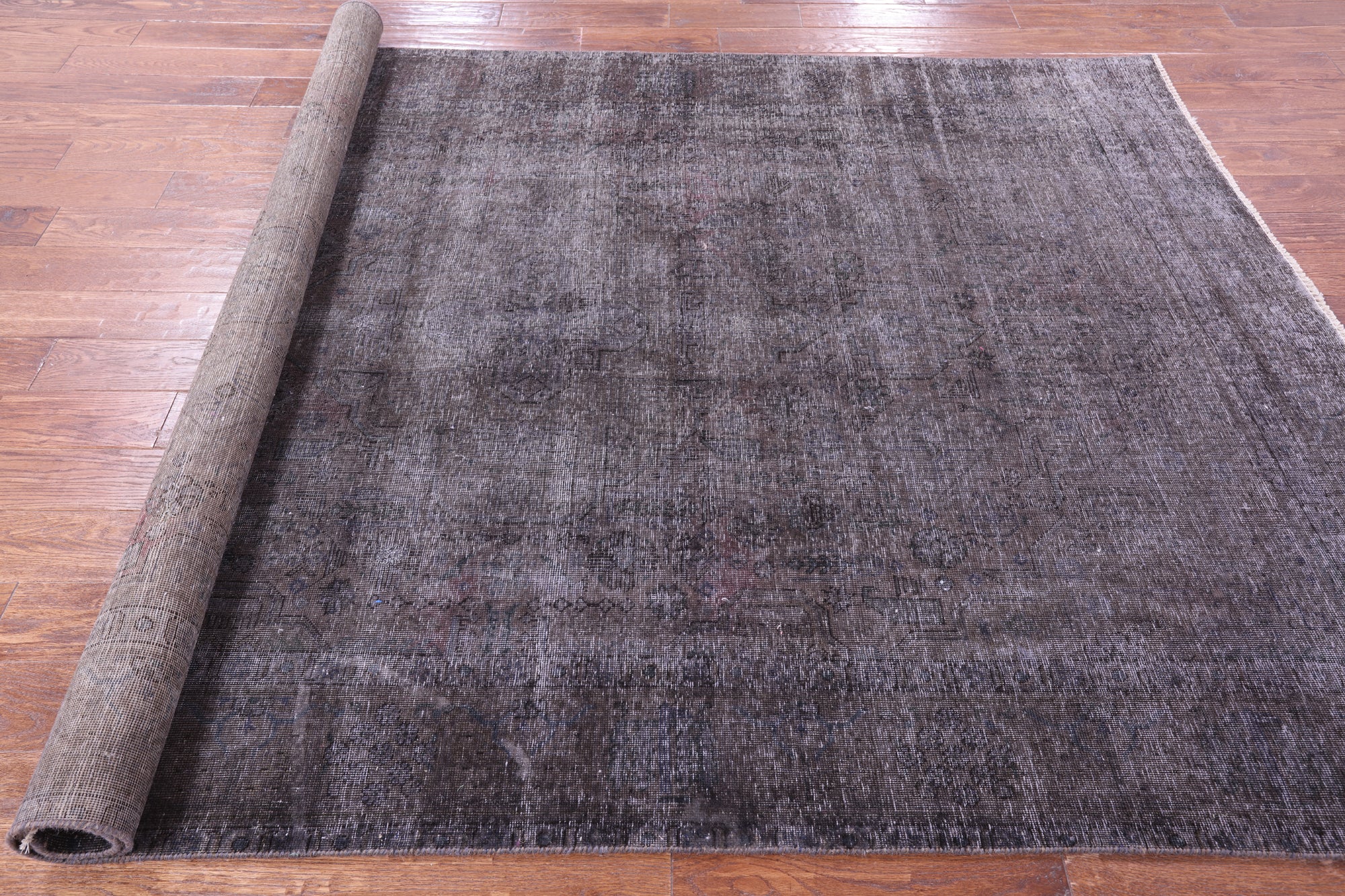 Persian Overdyed Hand Knotted Wool Rug - 6' 5" X 9' 7" - Golden Nile