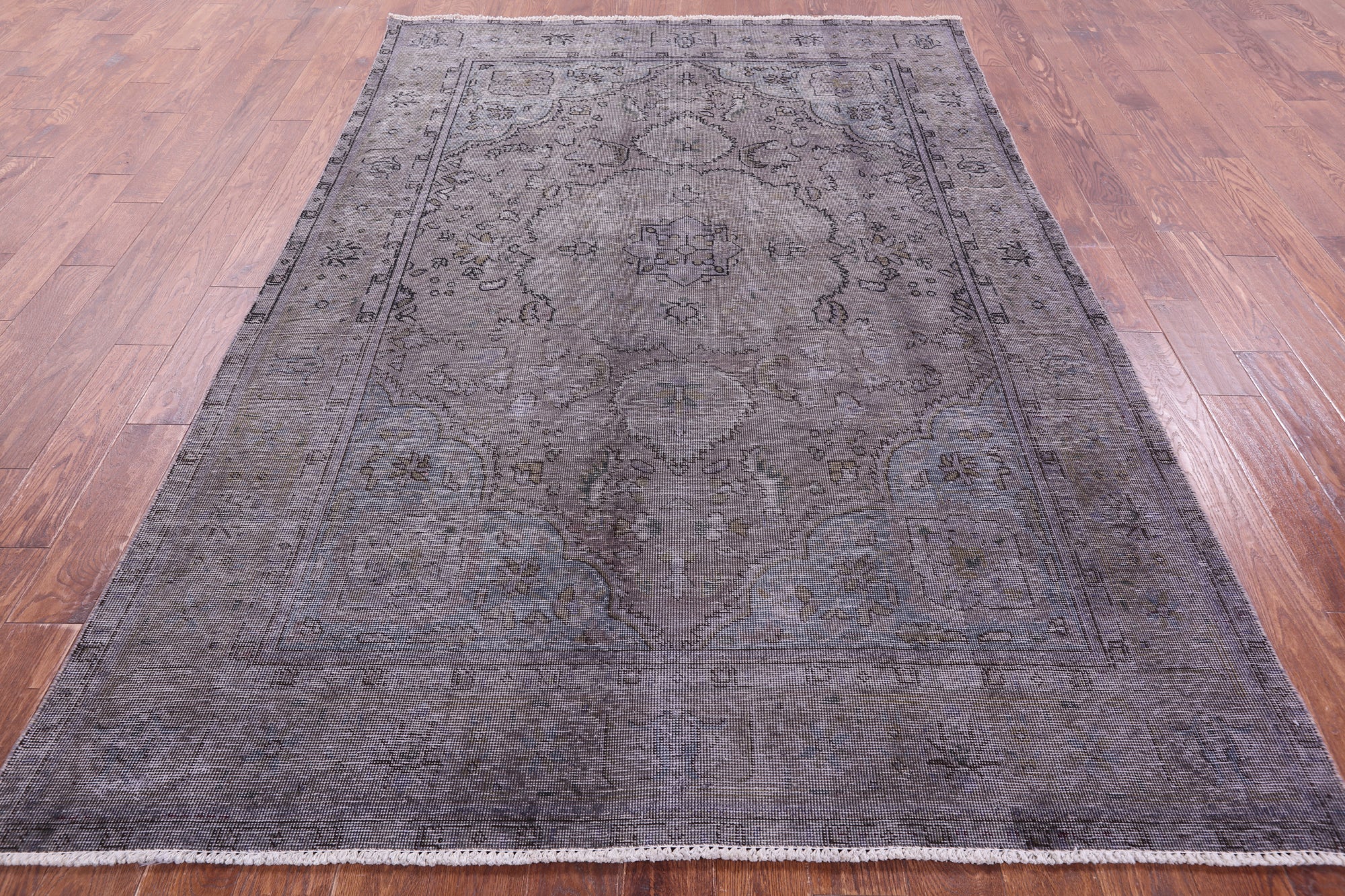 Persian Overdyed Hand Knotted Wool Rug - 6' 5" X 9' 6" - Golden Nile