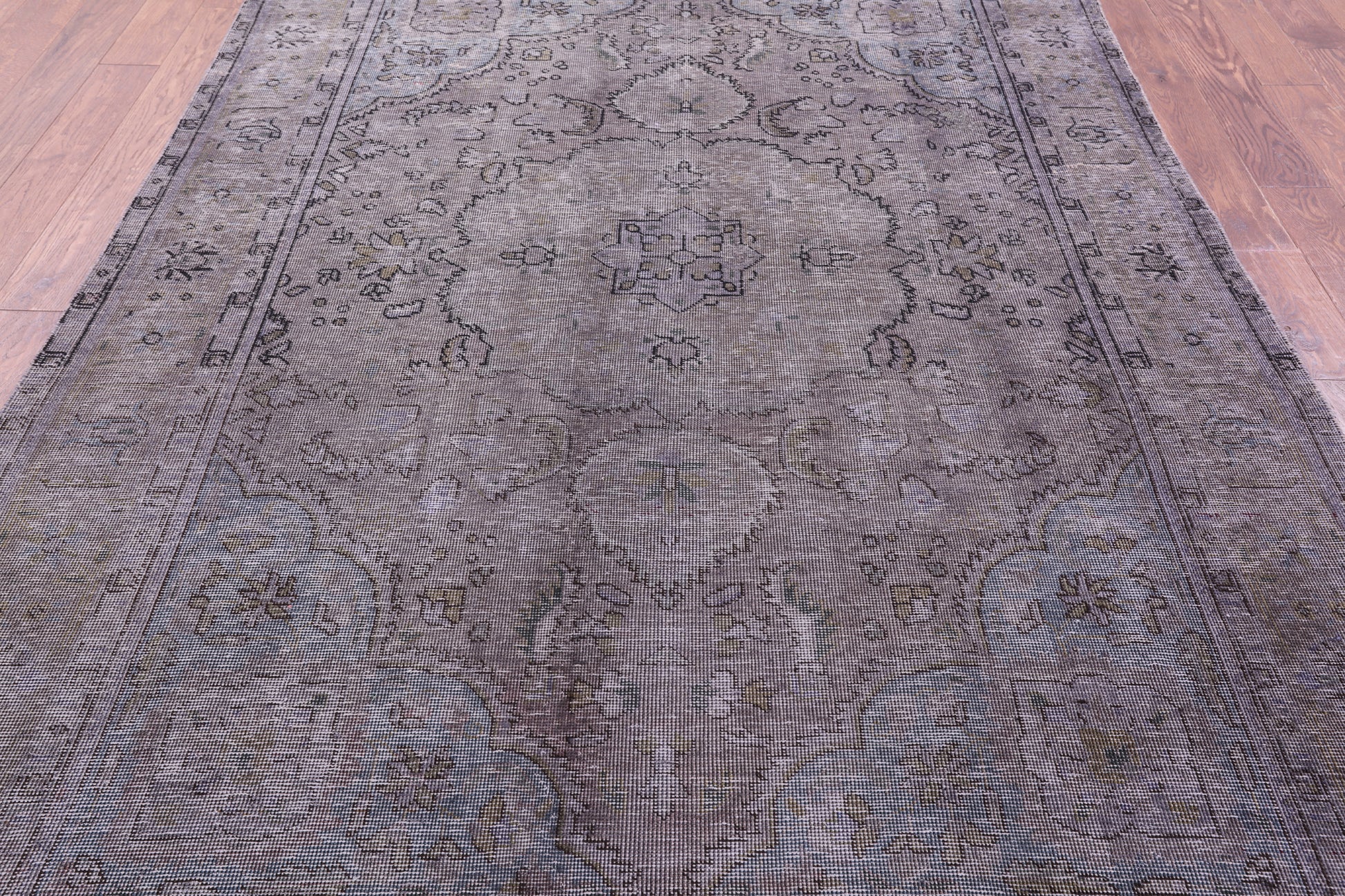 Persian Overdyed Hand Knotted Wool Rug - 6' 5" X 9' 6" - Golden Nile