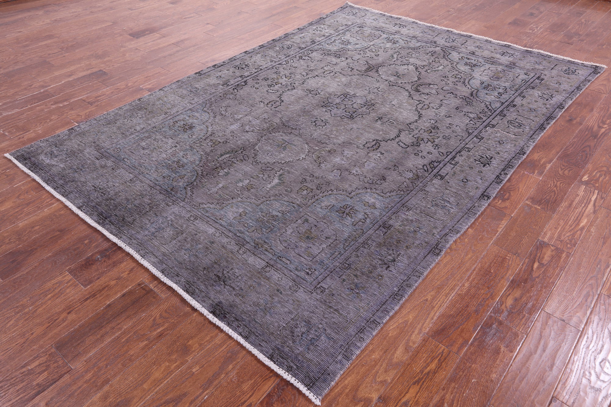 Persian Overdyed Hand Knotted Wool Rug - 6' 5" X 9' 6" - Golden Nile