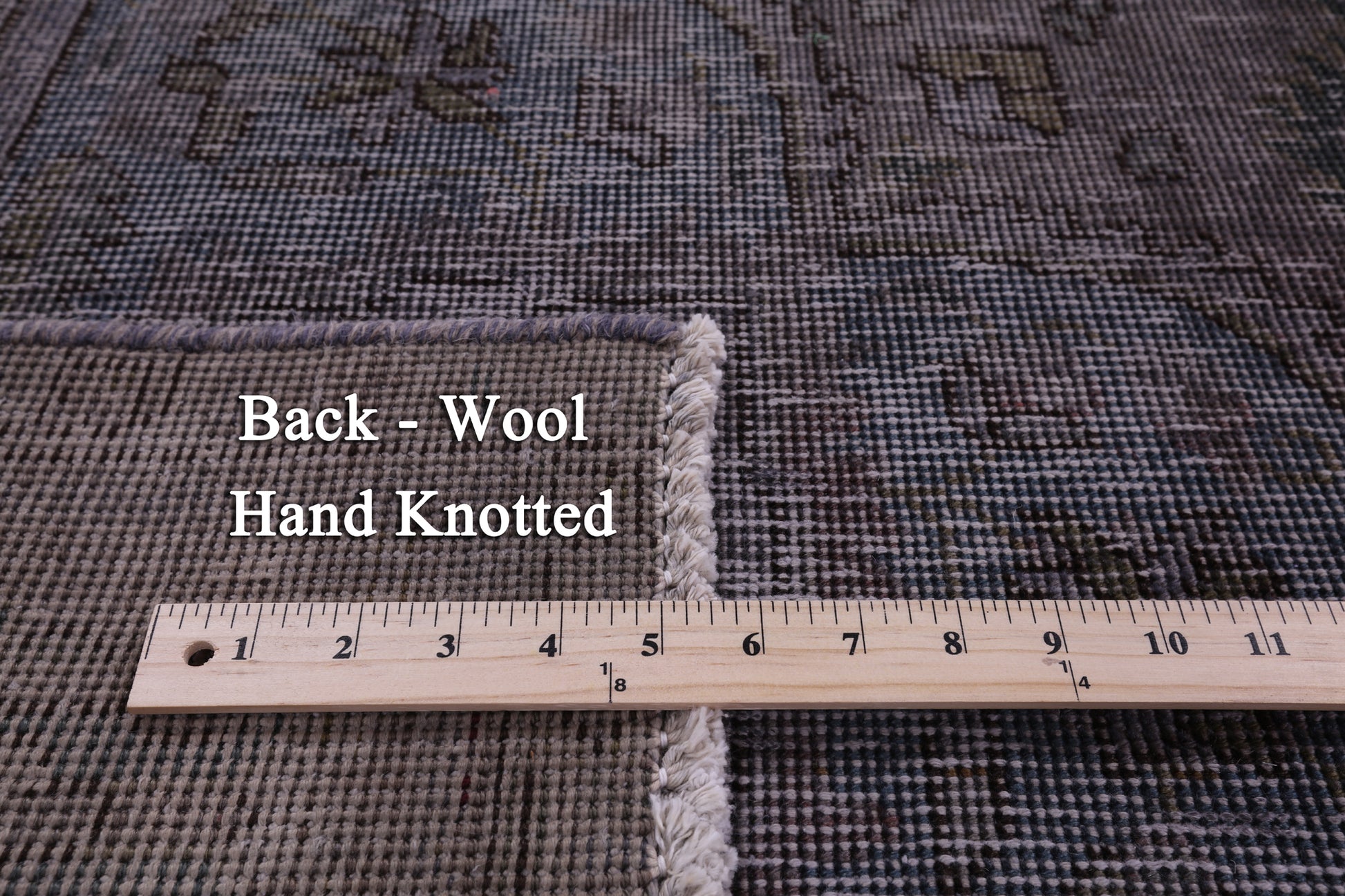 Persian Overdyed Hand Knotted Wool Rug - 6' 5" X 9' 6" - Golden Nile