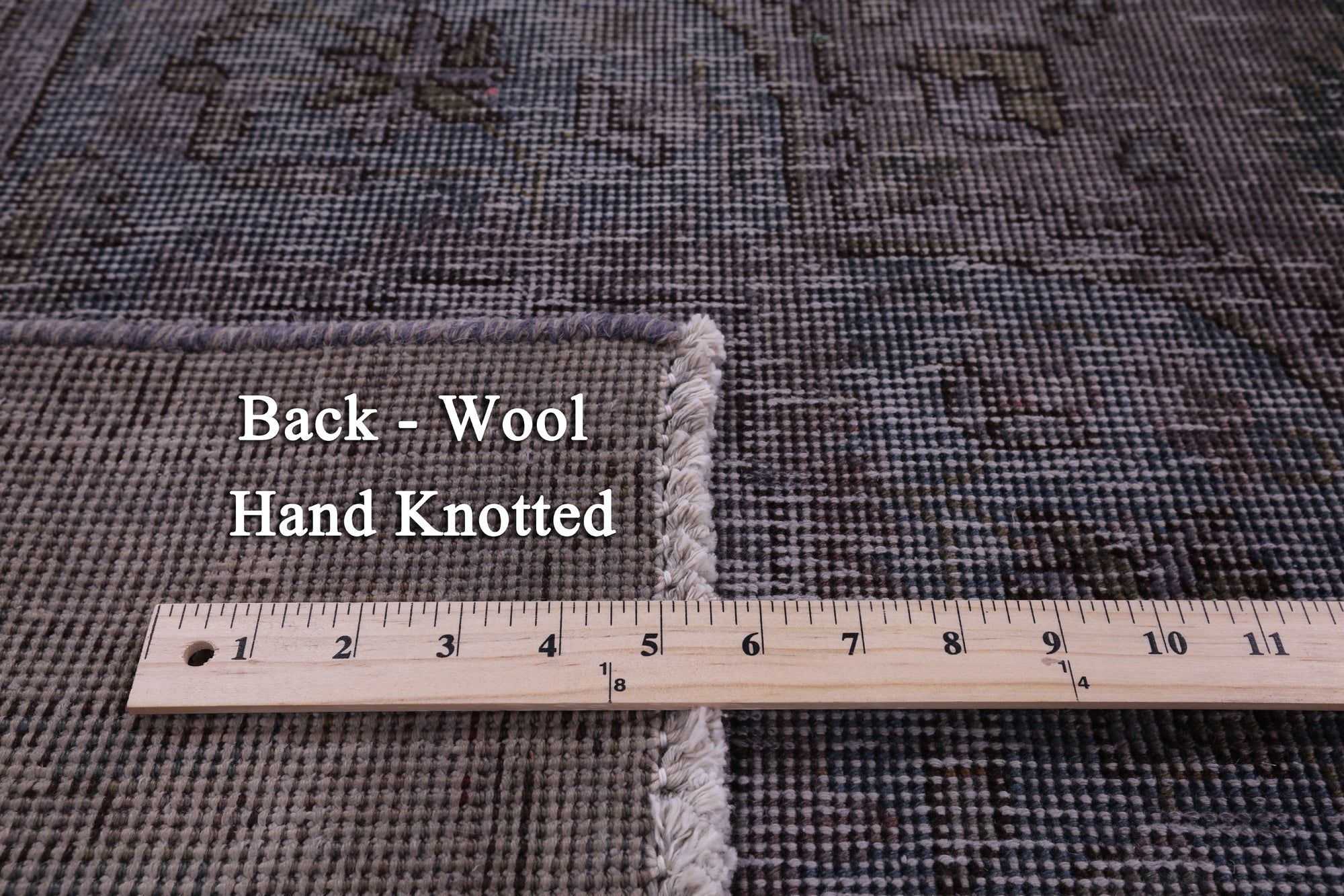 Persian Overdyed Hand Knotted Wool Rug - 6' 5" X 9' 6" - Golden Nile