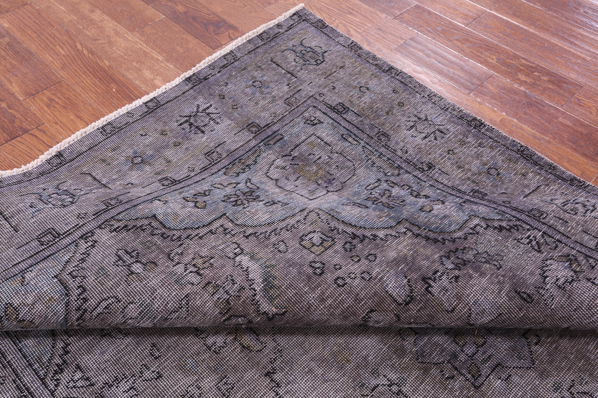 Persian Overdyed Hand Knotted Wool Rug - 6' 5" X 9' 6" - Golden Nile