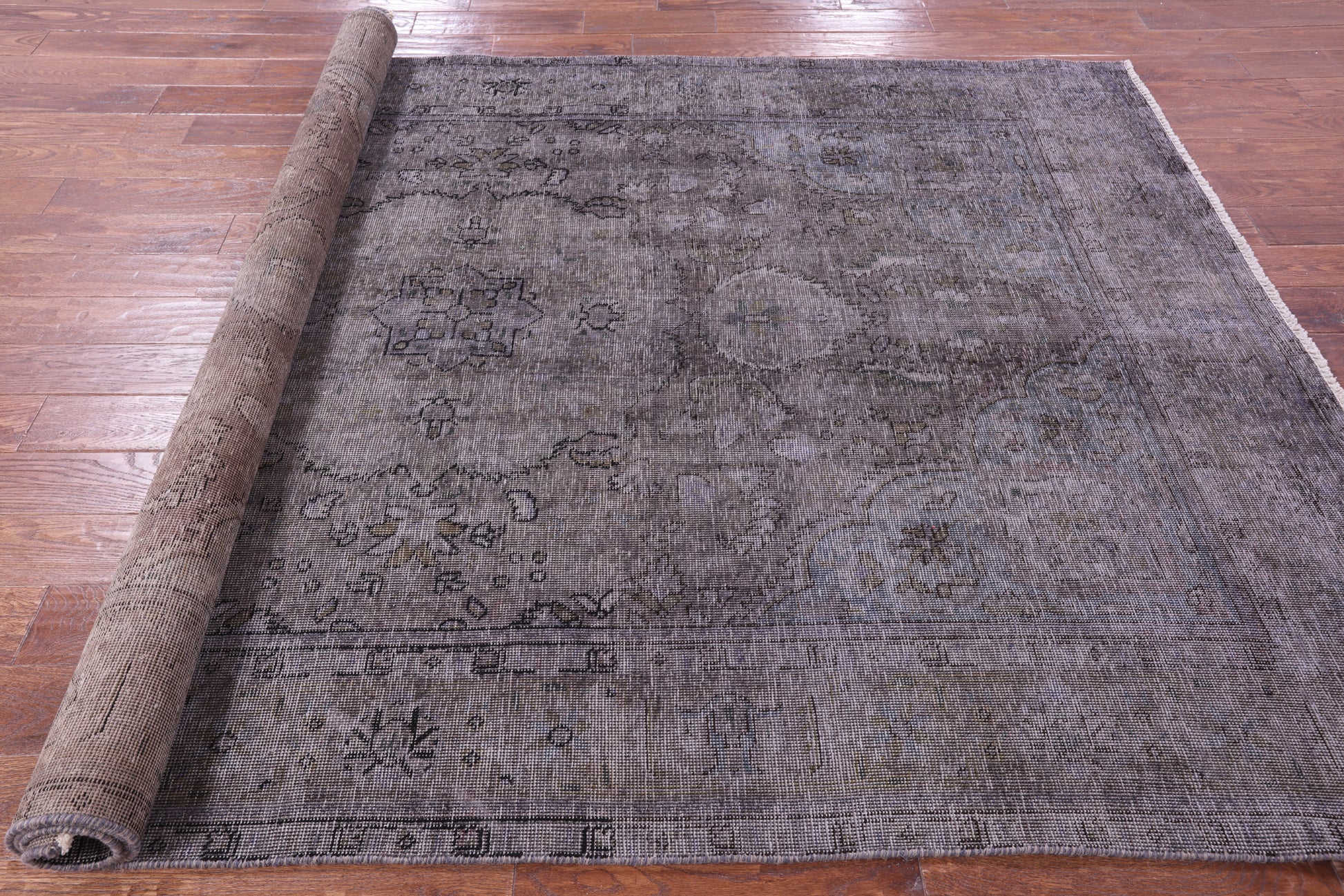 Persian Overdyed Hand Knotted Wool Rug - 6' 5" X 9' 6" - Golden Nile