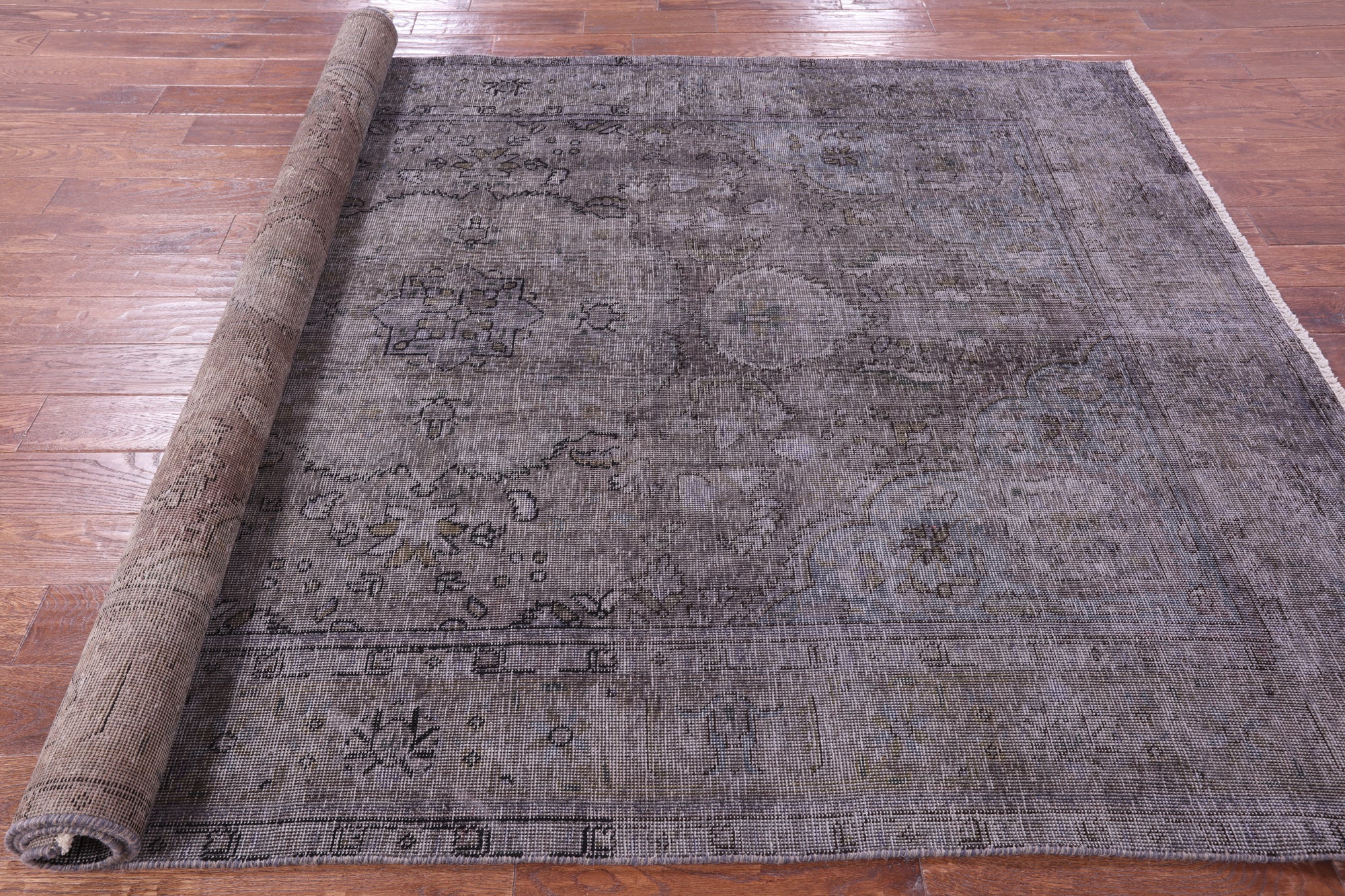 Persian Overdyed Hand Knotted Wool Rug - 6' 5" X 9' 6" - Golden Nile