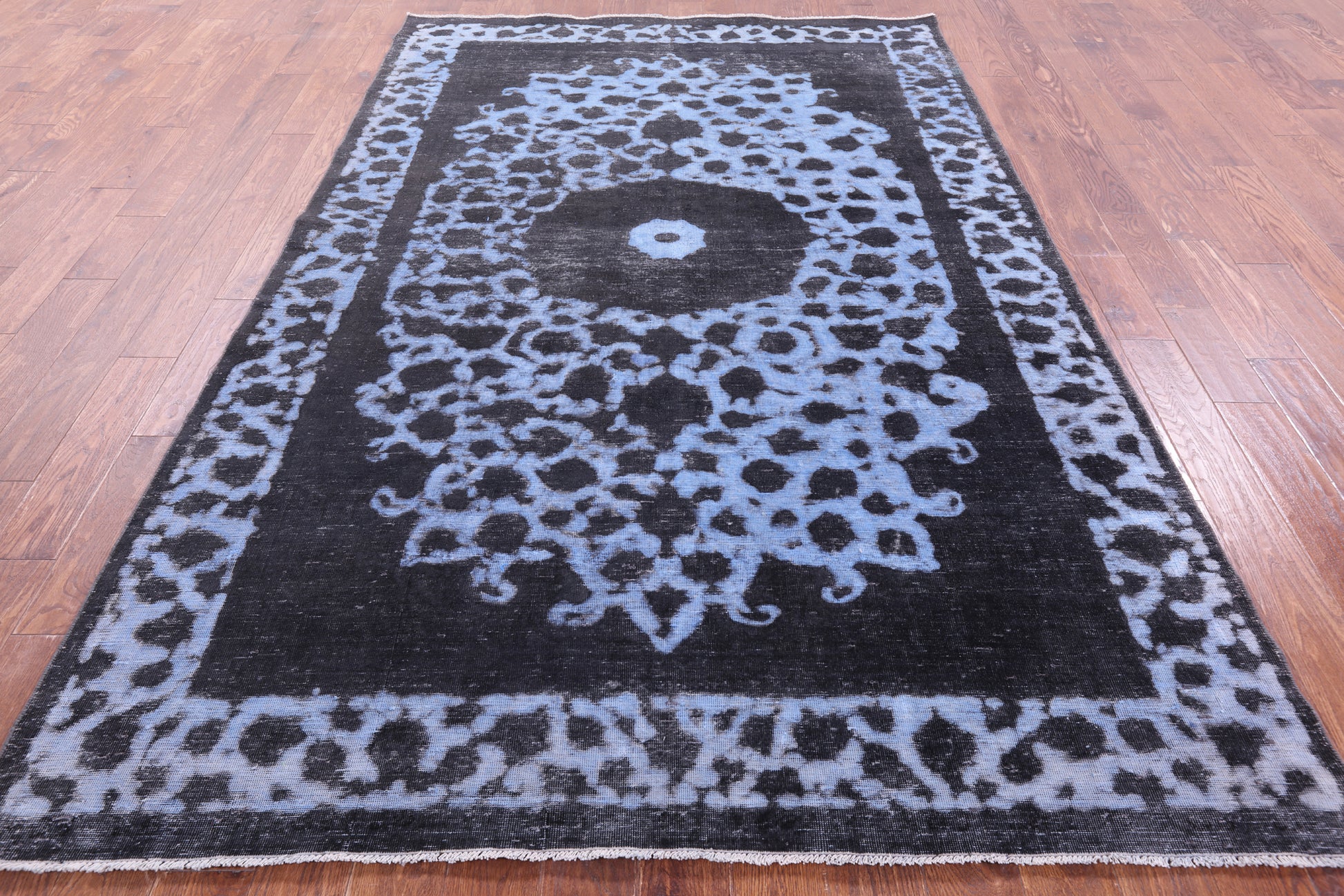 Persian Overdyed Handmade Wool Rug - 6' 4" X 9' 10" - Golden Nile