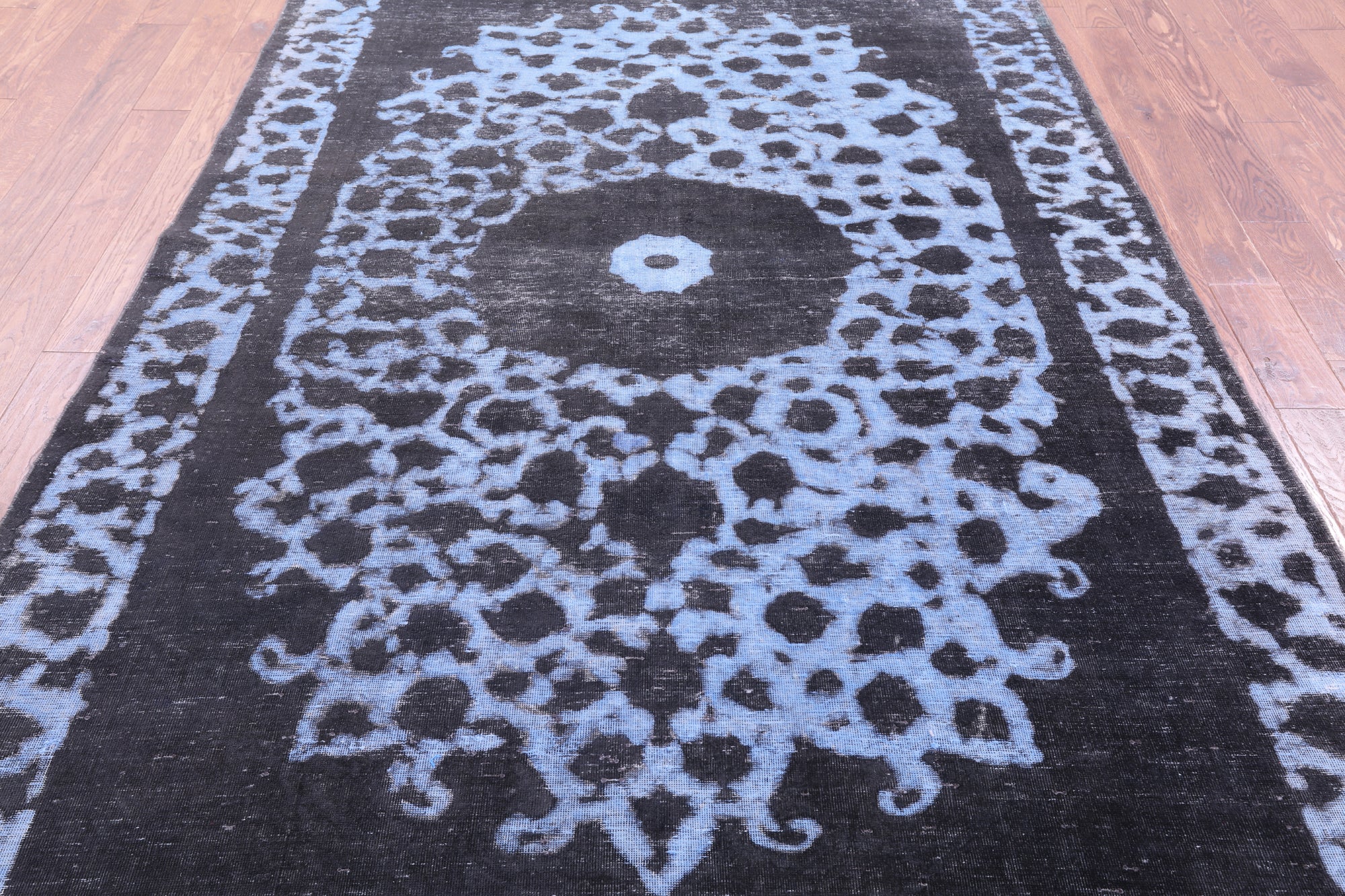 Persian Overdyed Handmade Wool Rug - 6' 4" X 9' 10" - Golden Nile