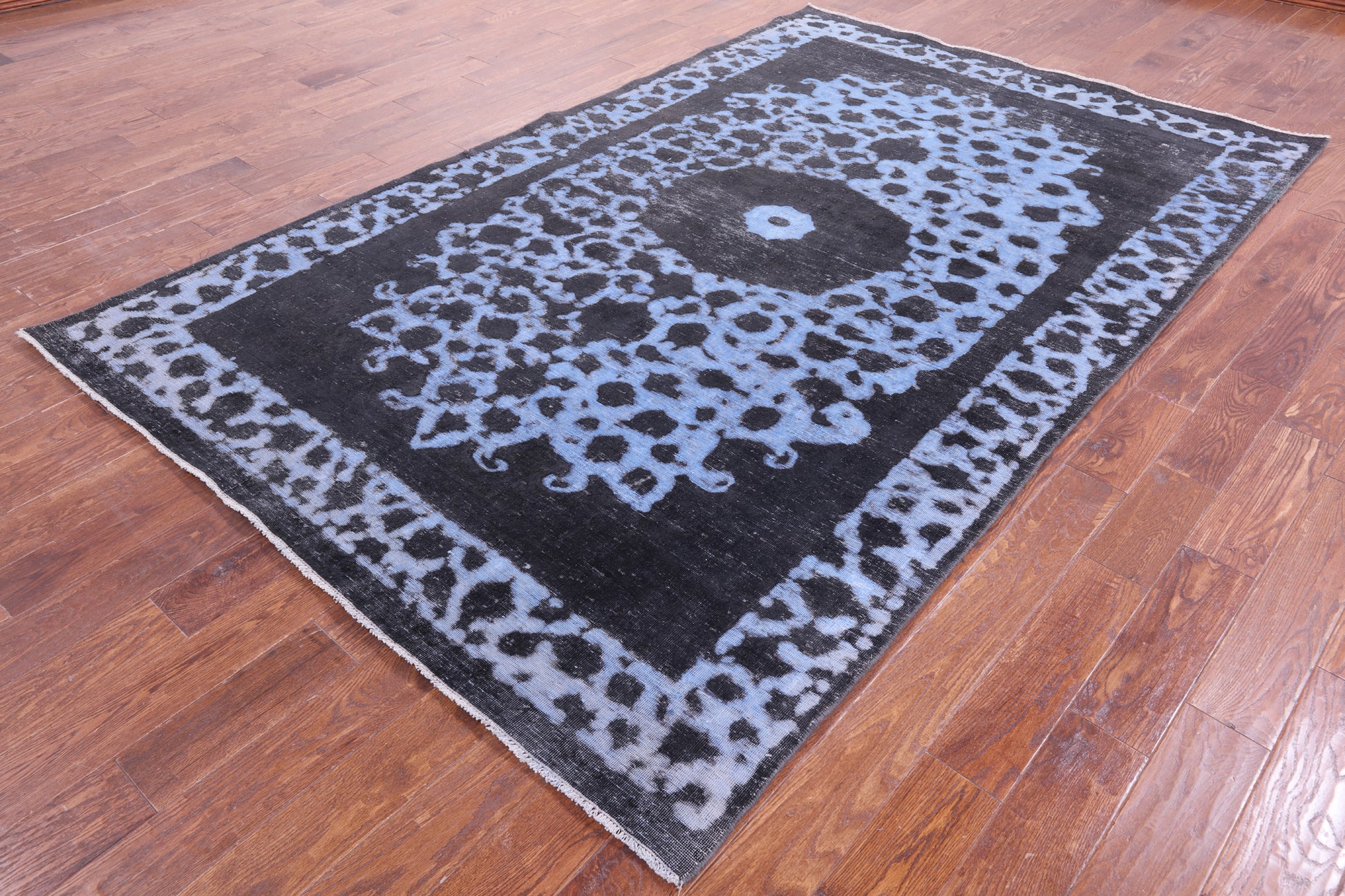 Persian Overdyed Handmade Wool Rug - 6' 4" X 9' 10" - Golden Nile