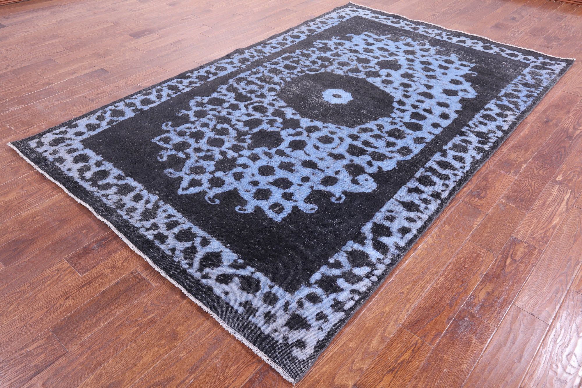Persian Overdyed Handmade Wool Rug - 6' 4" X 9' 10" - Golden Nile