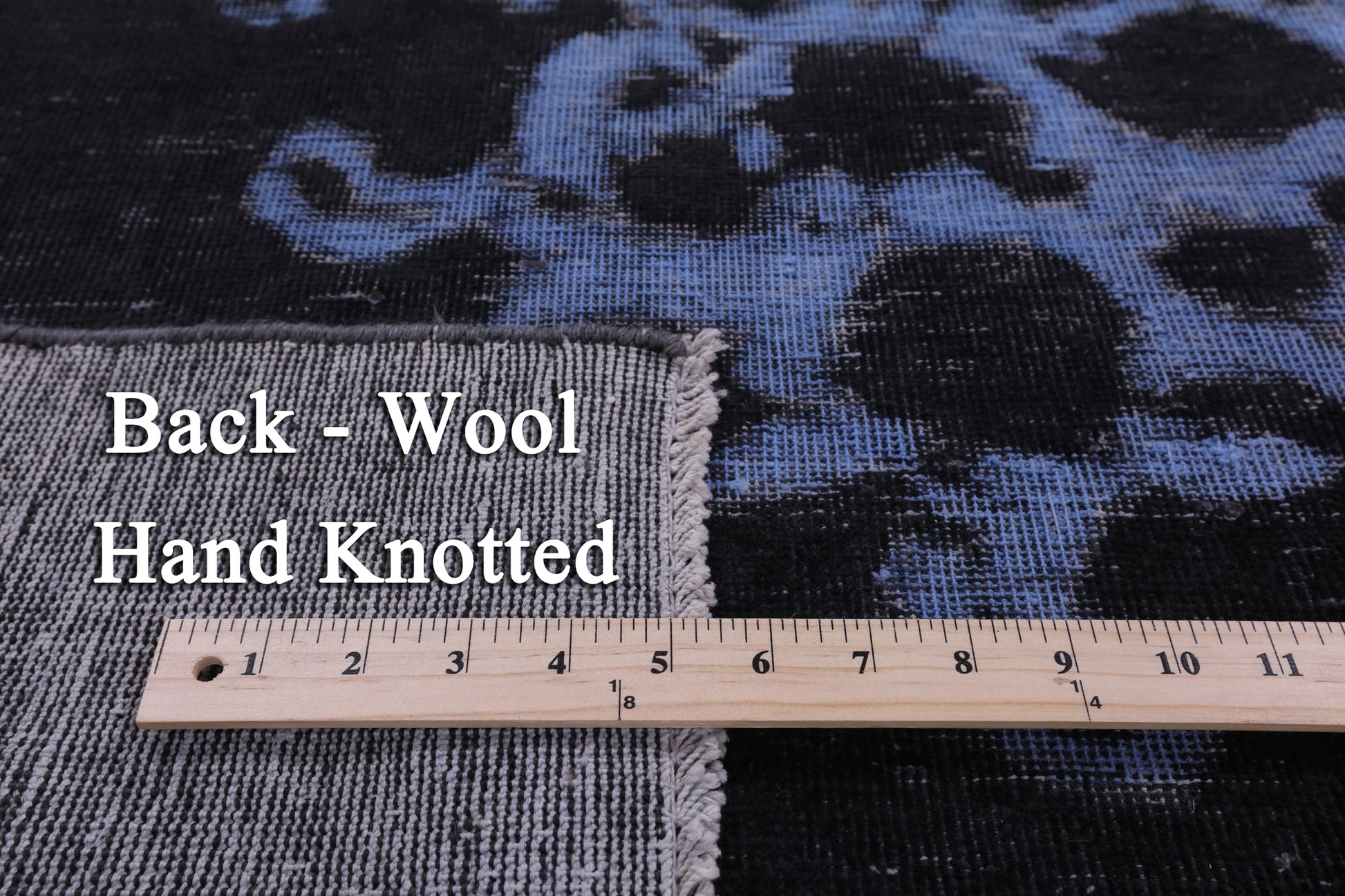 Persian Overdyed Handmade Wool Rug - 6' 4" X 9' 10" - Golden Nile