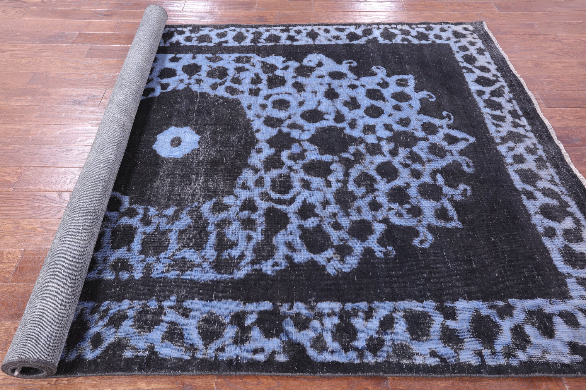 Persian Overdyed Handmade Wool Rug - 6' 4" X 9' 10" - Golden Nile
