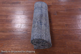 Blue Persian Overdyed Hand Knotted Wool Rug - 6' 3" X 9' 1" - Golden Nile