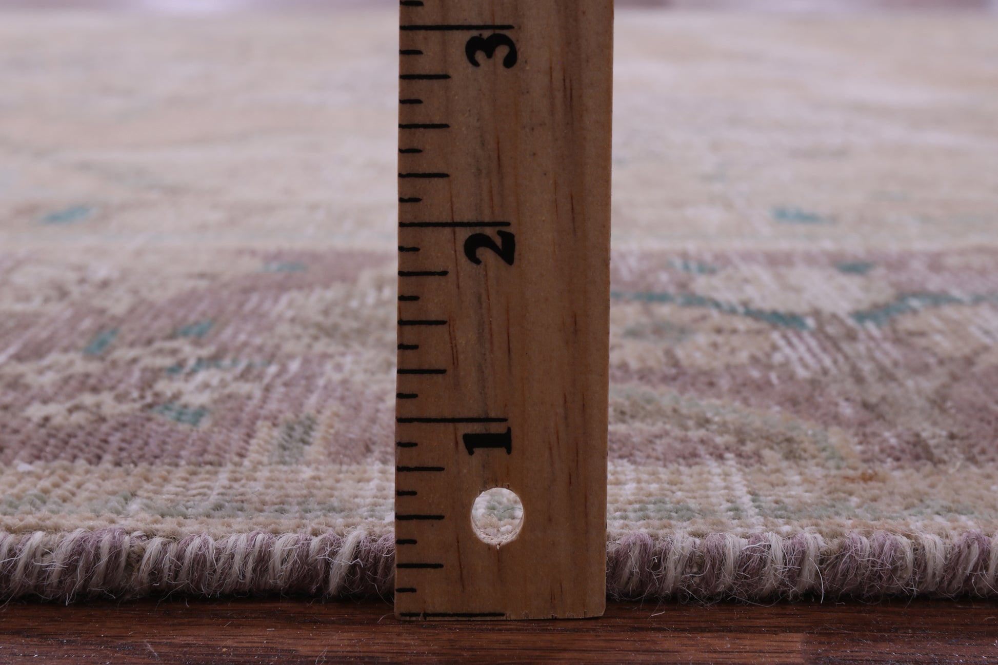 Ivory Persian Vintage White Wash Handmade Wool Rug - 6' 3" X 9' 3" - Golden Nile