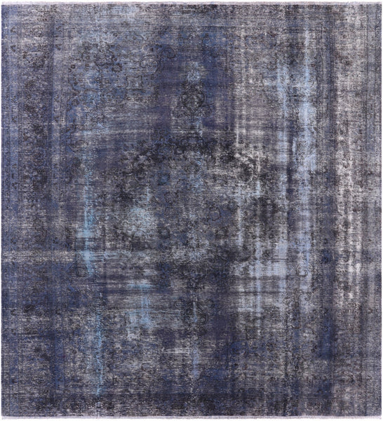 Persian Overdyed Hand Knotted Wool Rug - 9' 9" X 10' 7" - Golden Nile