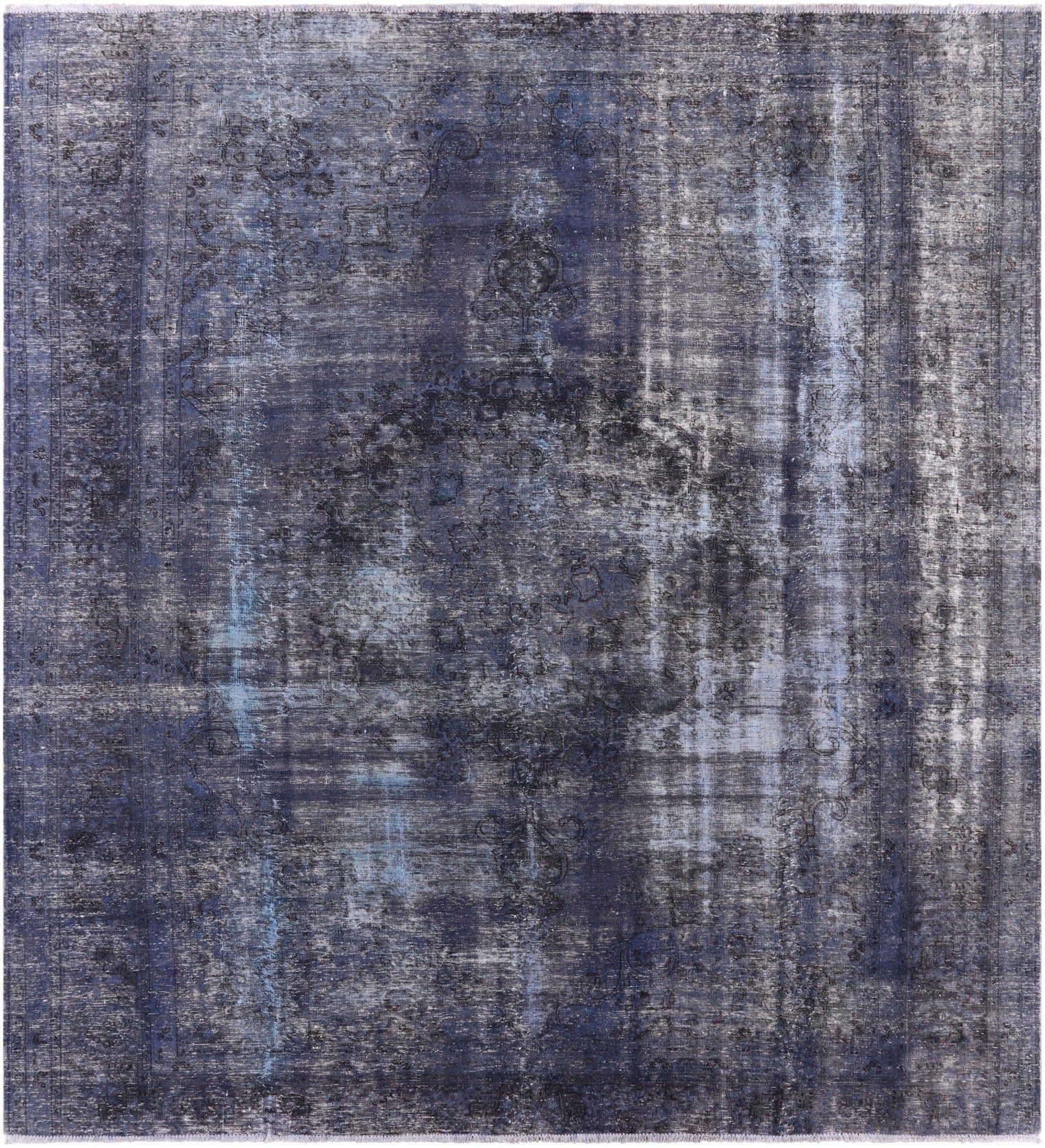 Persian Overdyed Hand Knotted Wool Rug - 9' 9" X 10' 7" - Golden Nile