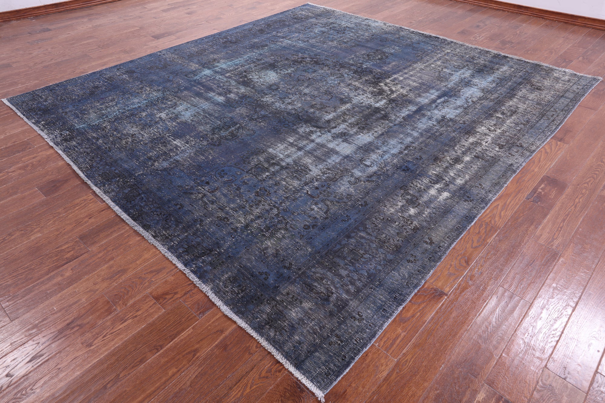 Persian Overdyed Hand Knotted Wool Rug - 9' 9" X 10' 7" - Golden Nile