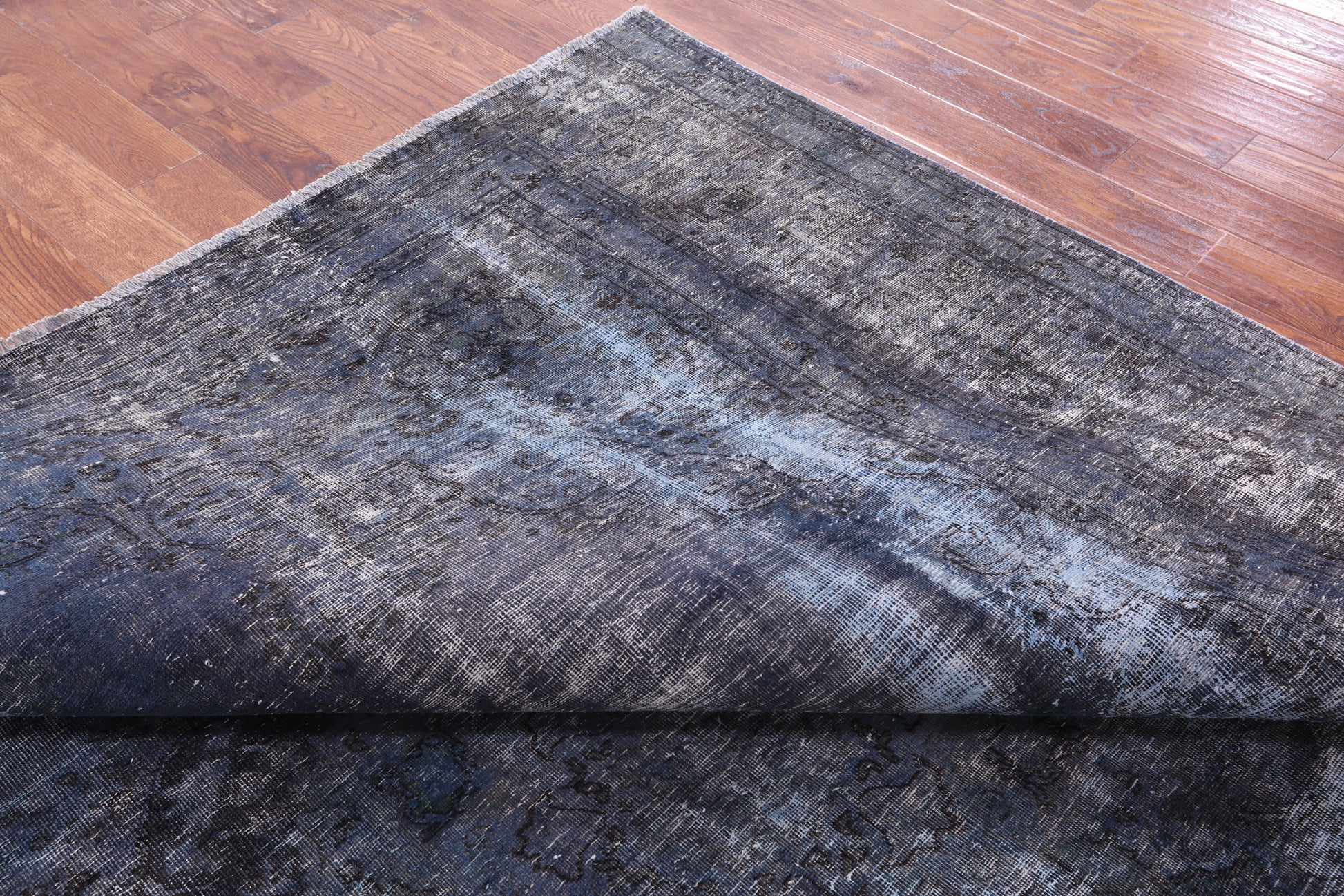 Persian Overdyed Hand Knotted Wool Rug - 9' 9" X 10' 7" - Golden Nile