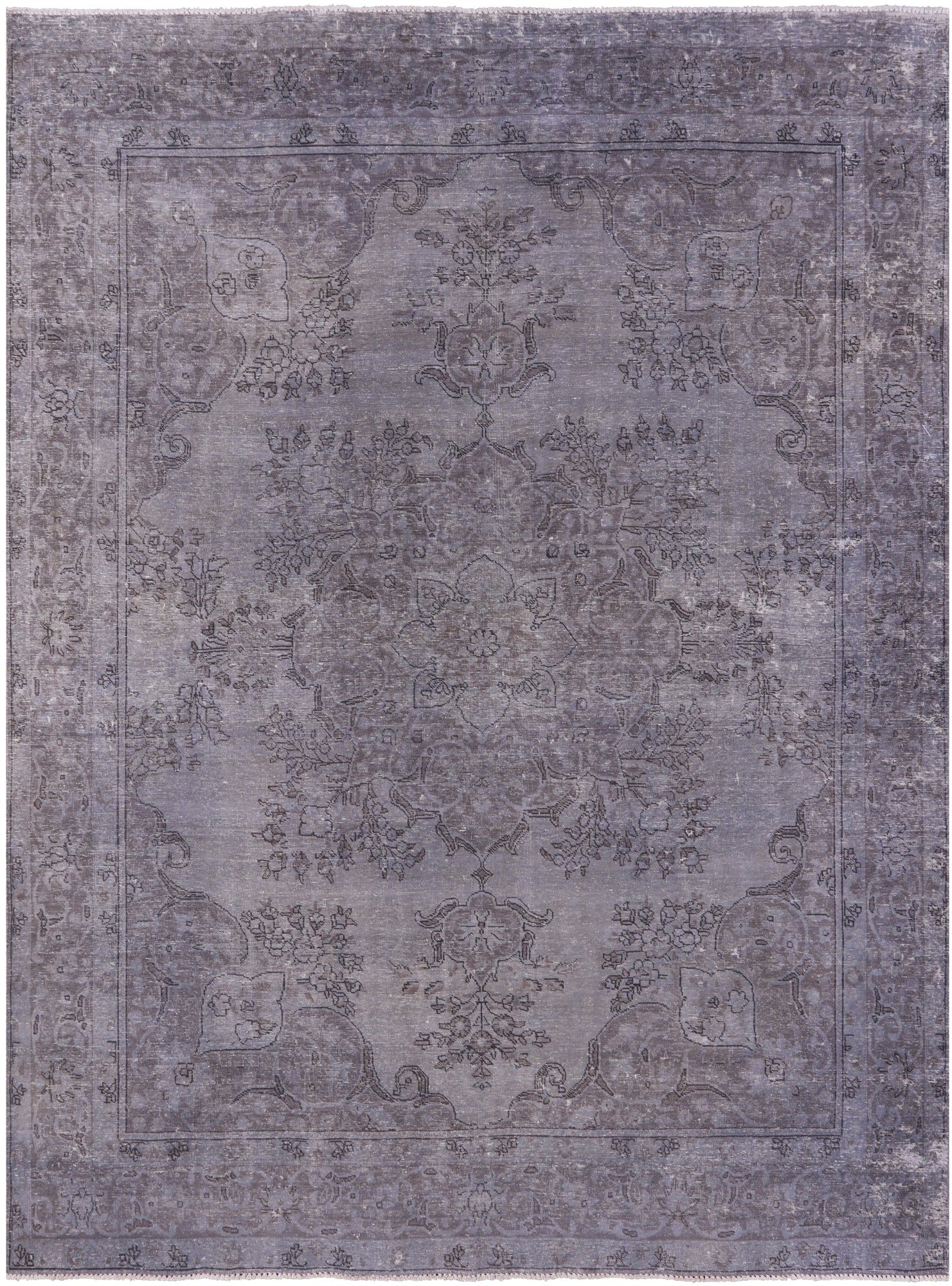 Persian Overdyed Hand Knotted Wool Rug - 9' 5" X 12' 3" - Golden Nile
