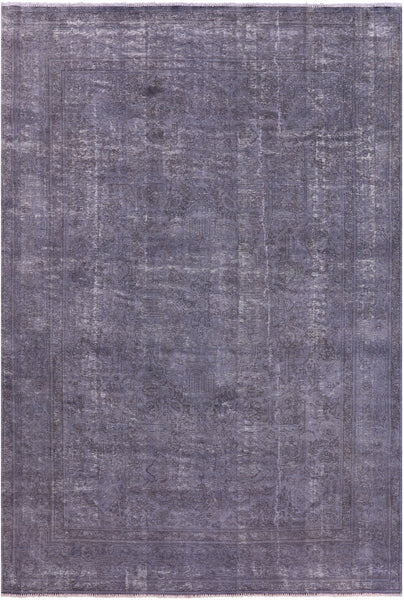 Persian Overdyed Hand Knotted Wool Rug - 7' 10" X 11' 5" - Golden Nile