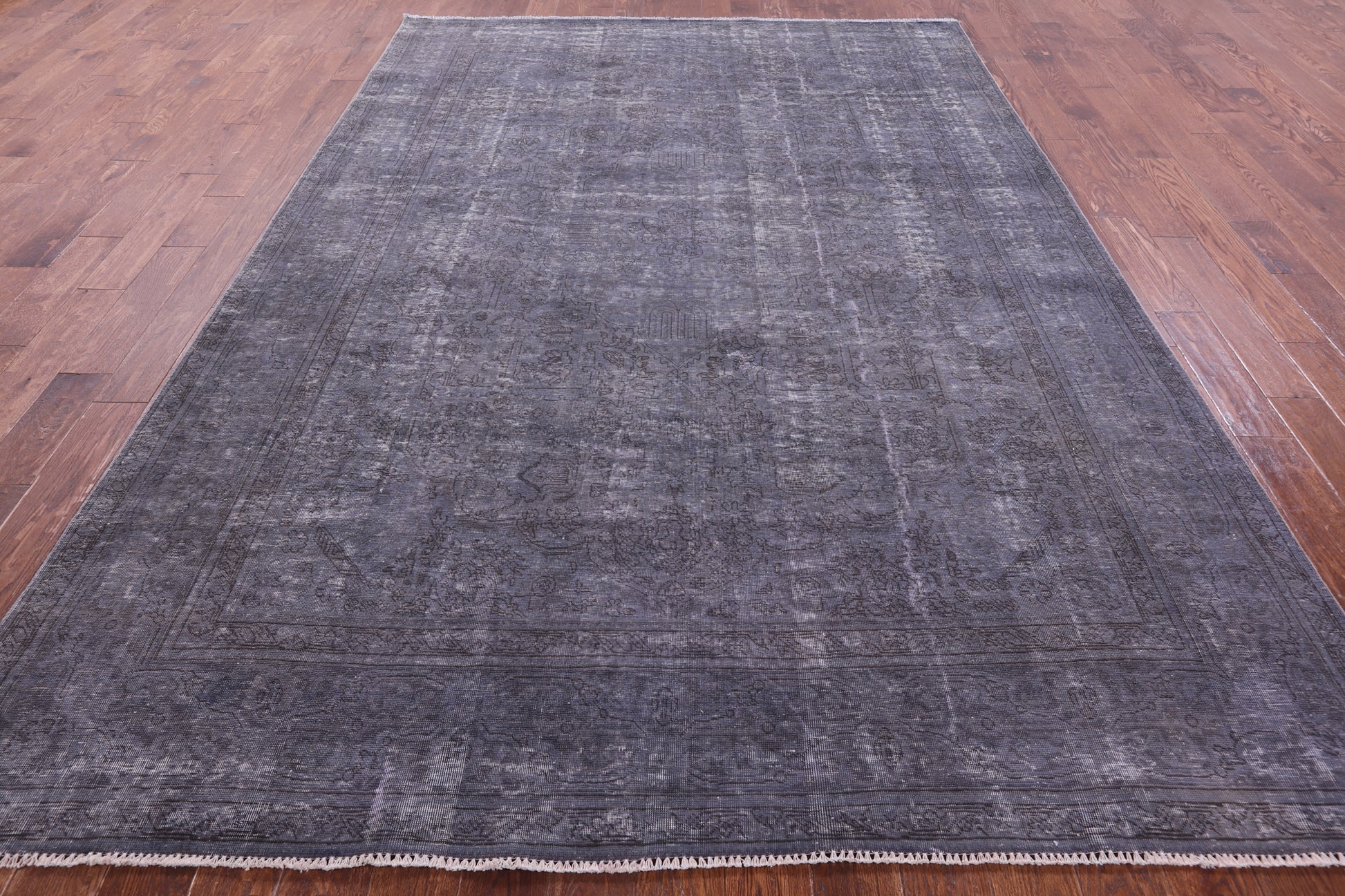 Persian Overdyed Hand Knotted Wool Rug - 7' 10" X 11' 5" - Golden Nile