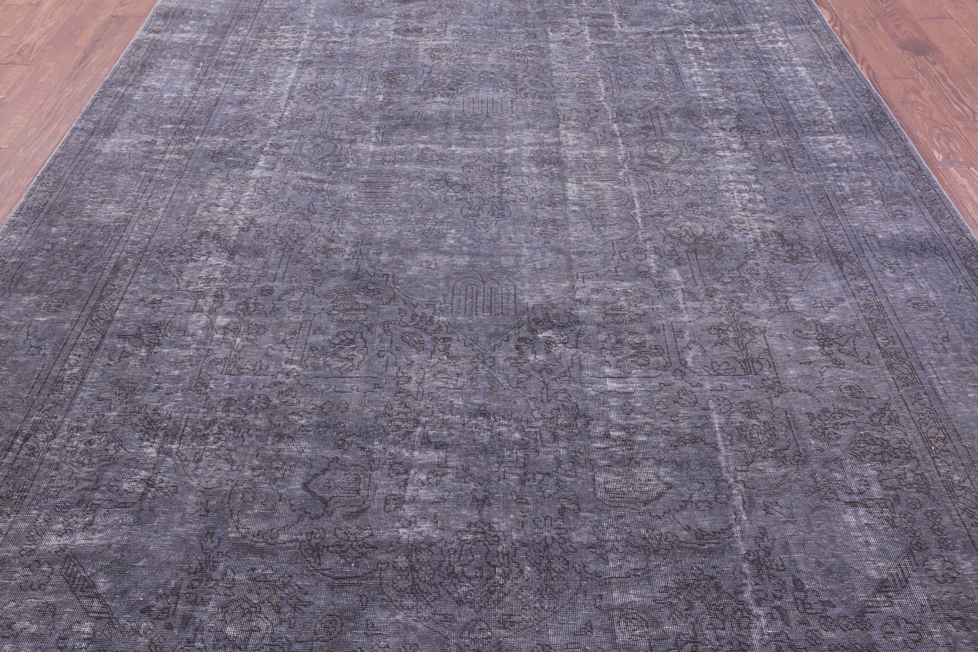 Persian Overdyed Hand Knotted Wool Rug - 7' 10" X 11' 5" - Golden Nile