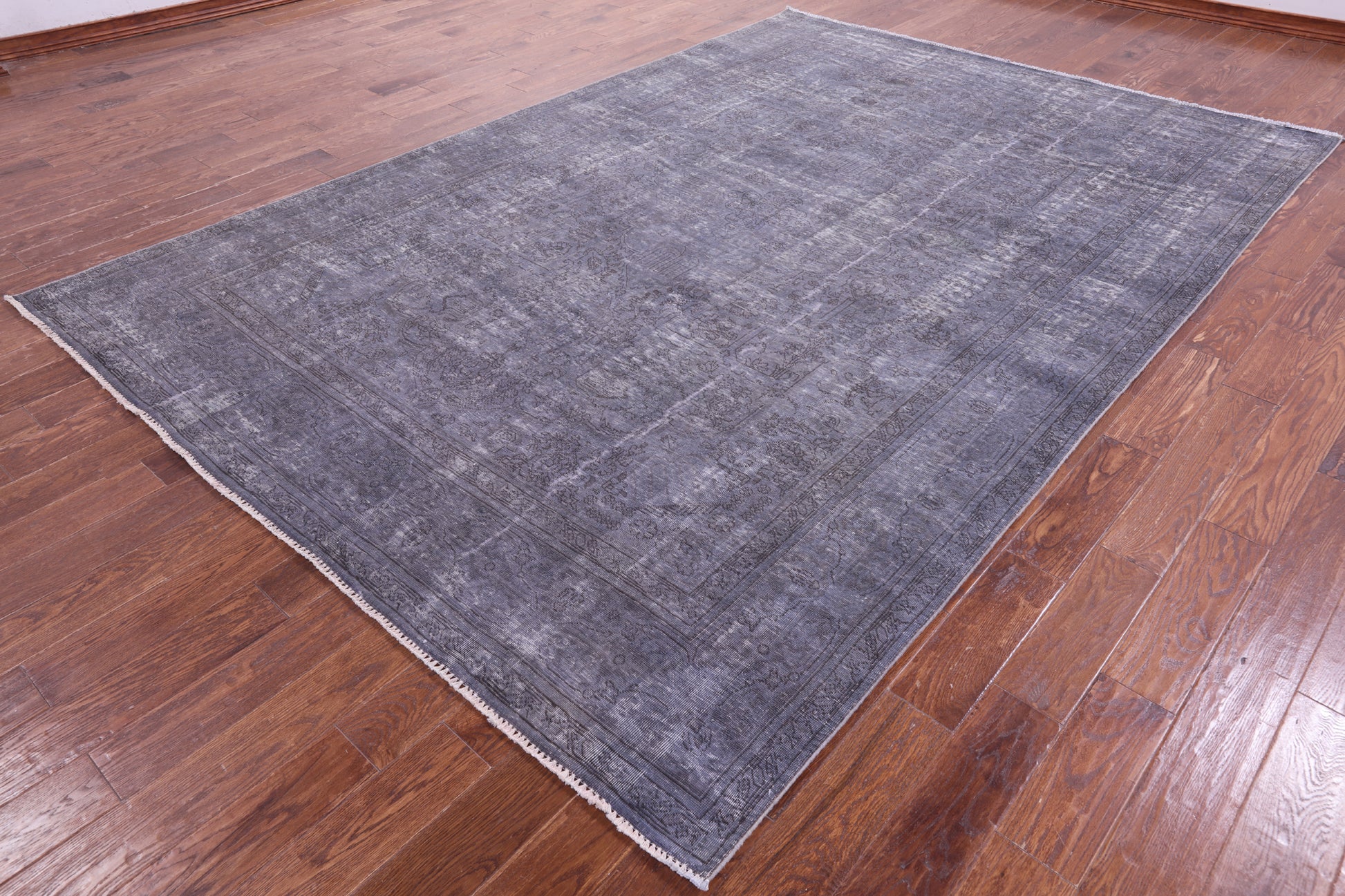 Persian Overdyed Hand Knotted Wool Rug - 7' 10" X 11' 5" - Golden Nile