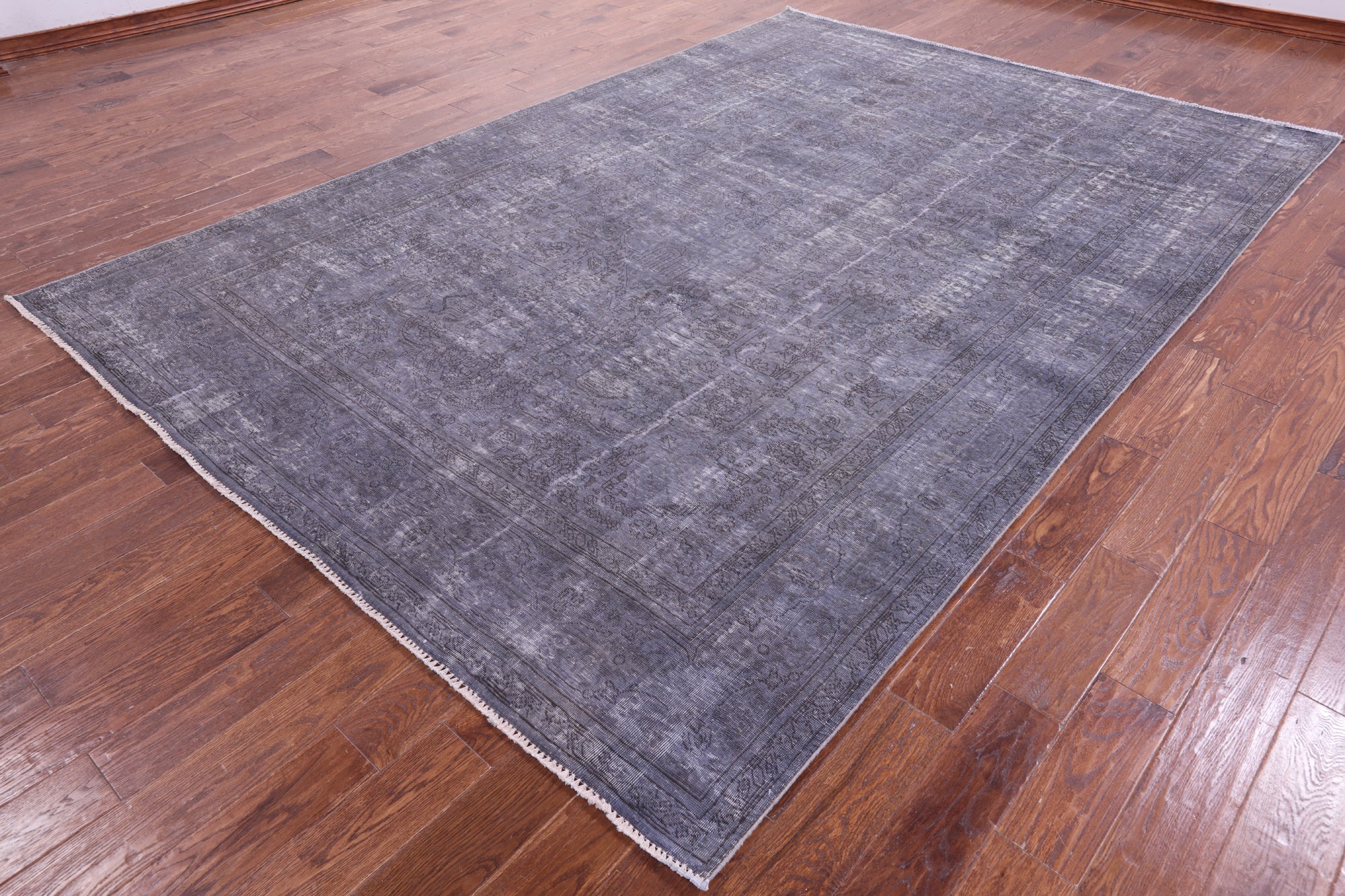 Persian Overdyed Hand Knotted Wool Rug - 7' 10" X 11' 5" - Golden Nile