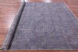 Persian Overdyed Hand Knotted Wool Rug - 7' 10" X 11' 5" - Golden Nile