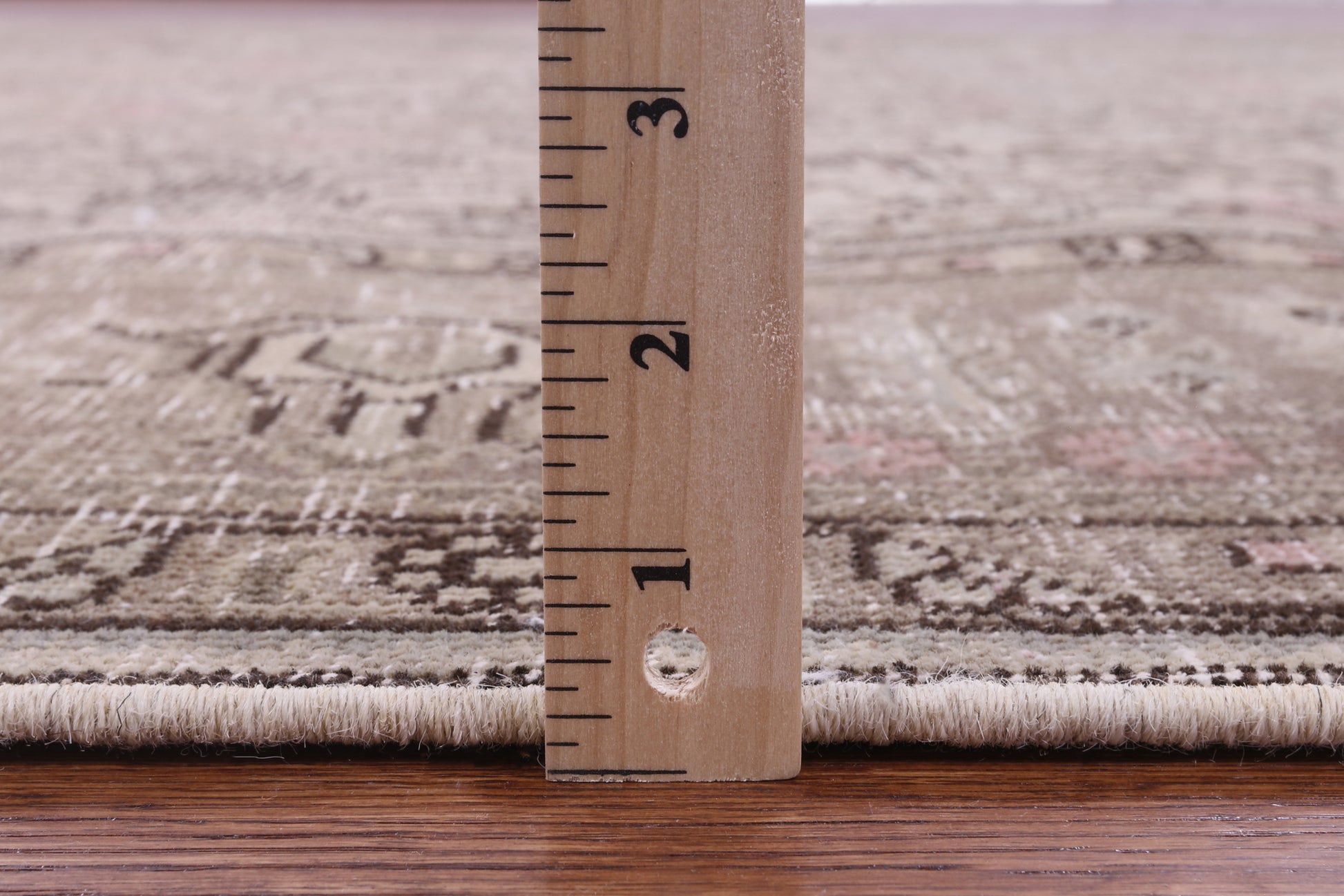 Persian Vintage White Wash Hand Knotted Wool Rug - 8' 2" X 11' 1" - Golden Nile