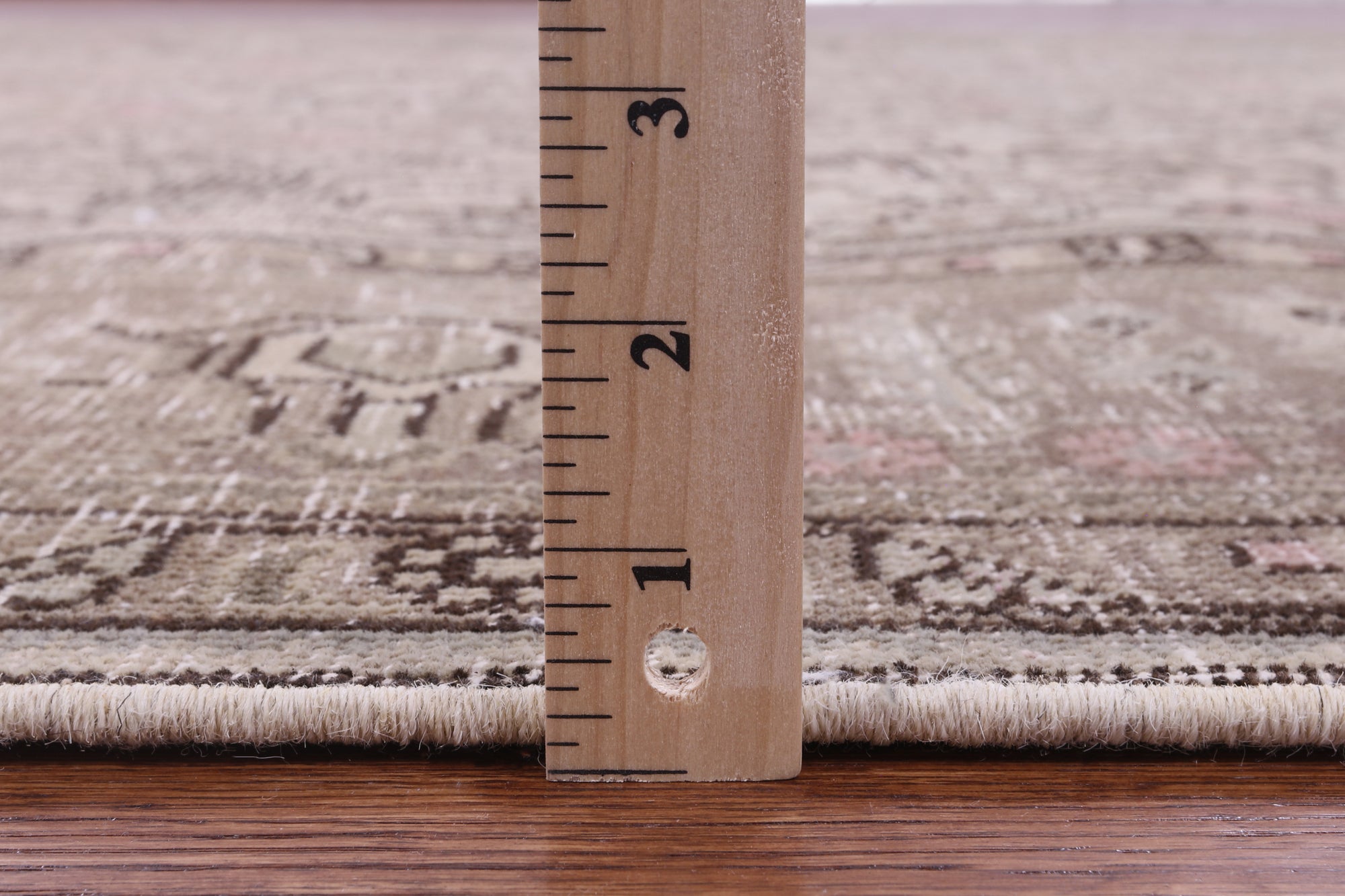 Persian Vintage White Wash Hand Knotted Wool Rug - 8' 2" X 11' 1" - Golden Nile