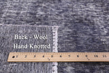 Persian Overdyed Hand Knotted Wool Rug - 9' 7" X 10' 5" - Golden Nile