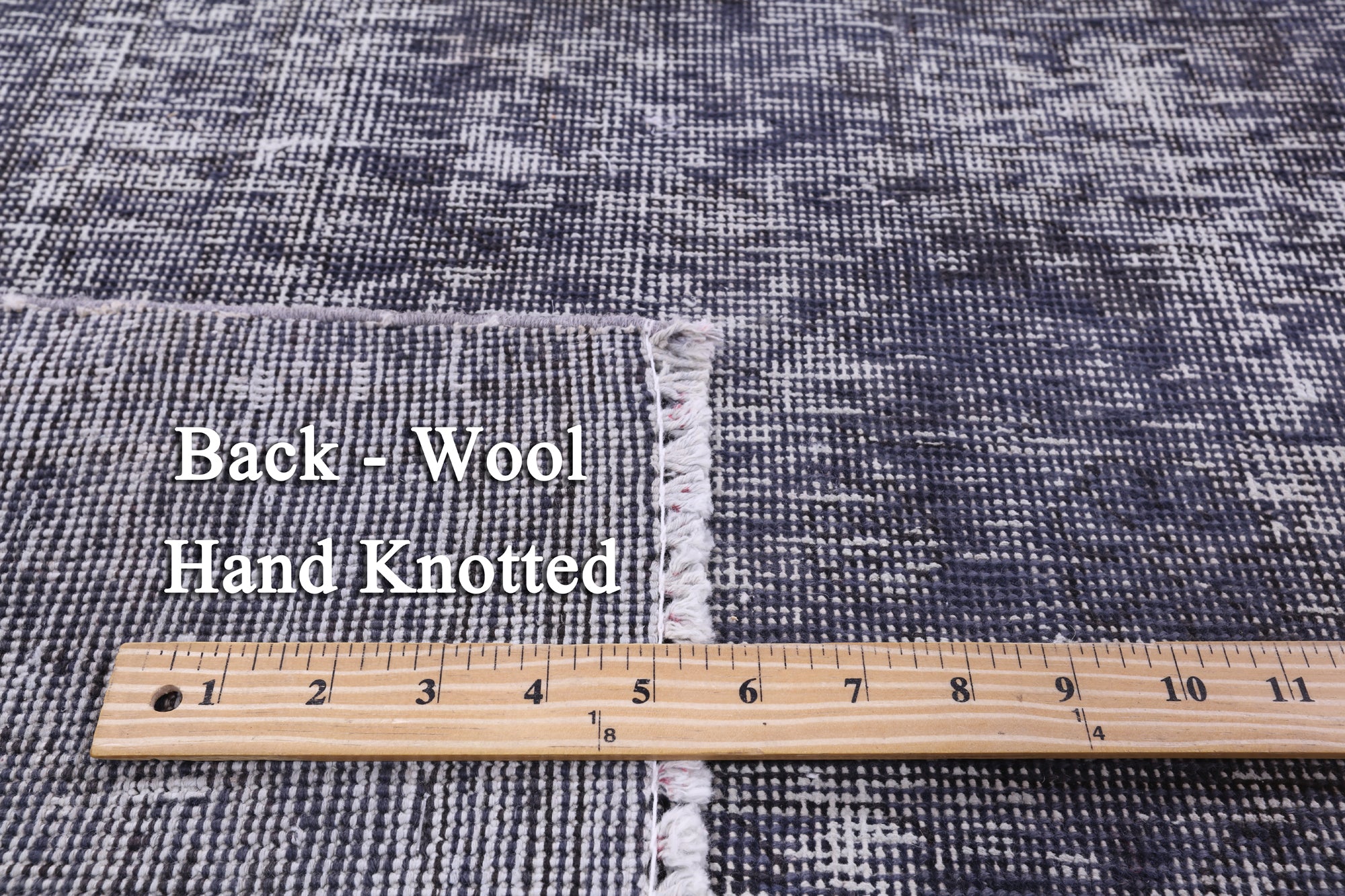 Persian Overdyed Hand Knotted Wool Rug - 9' 7" X 10' 5" - Golden Nile