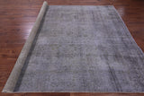 Grey Persian Overdyed Hand Knotted Wool Rug - 8' 10" X 12' 6" - Golden Nile