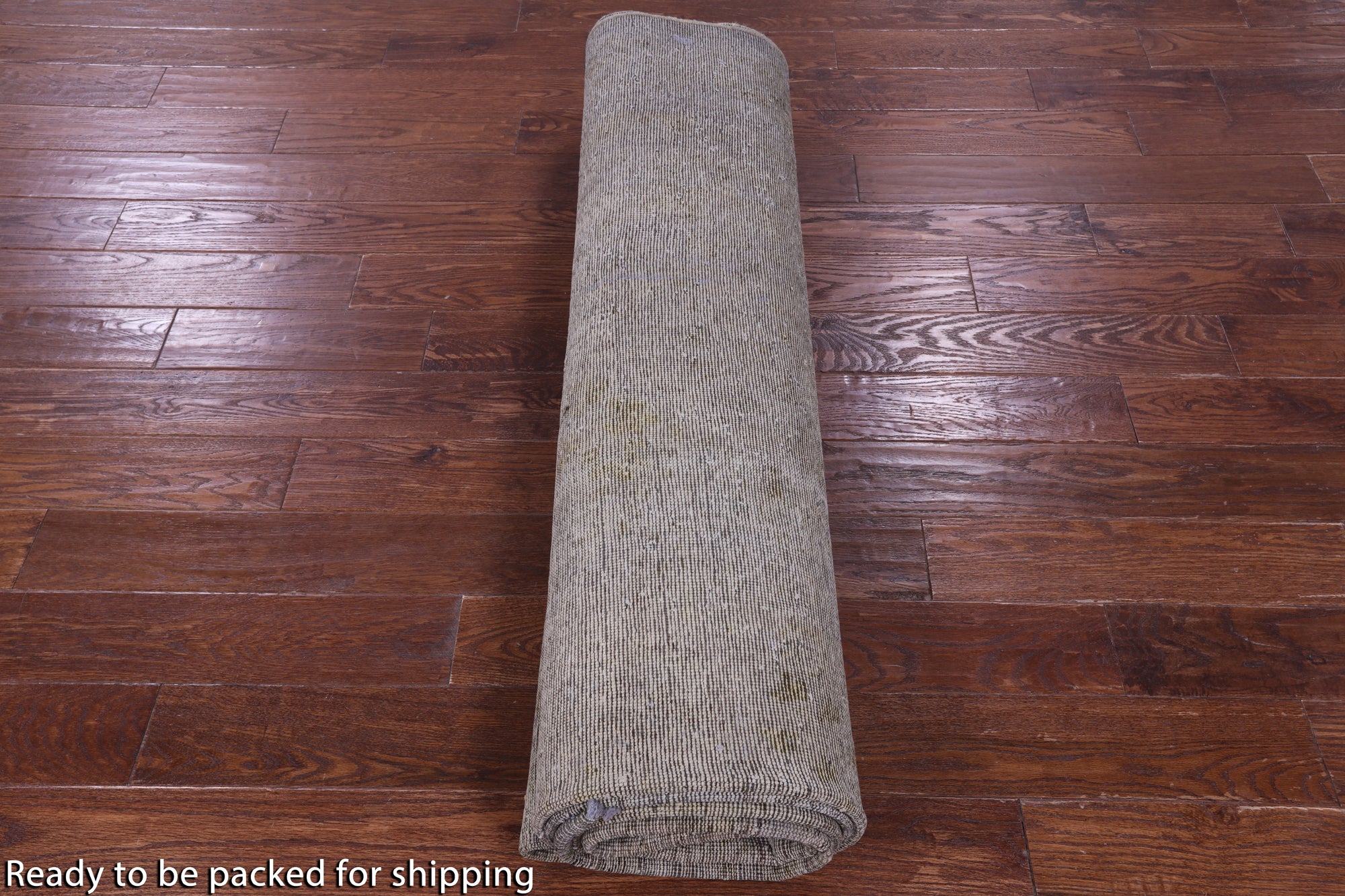 Grey Persian Overdyed Hand Knotted Wool Rug - 8' 10" X 12' 6" - Golden Nile