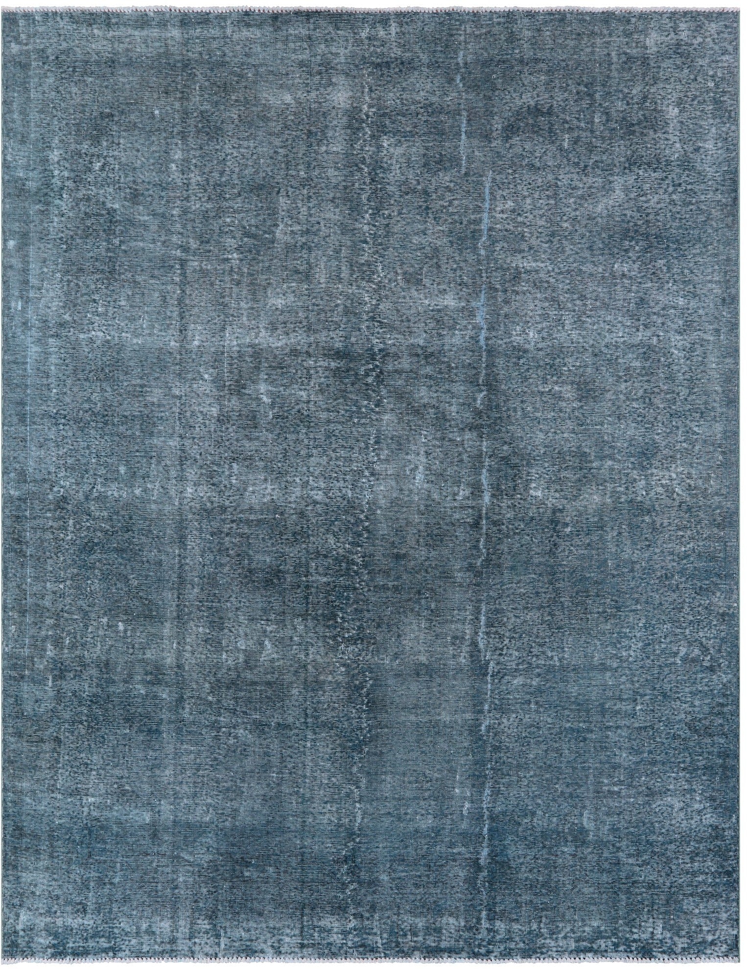 Green Persian Overdyed Hand Knotted Wool Rug - 9' 5" X 12' 0" - Golden Nile