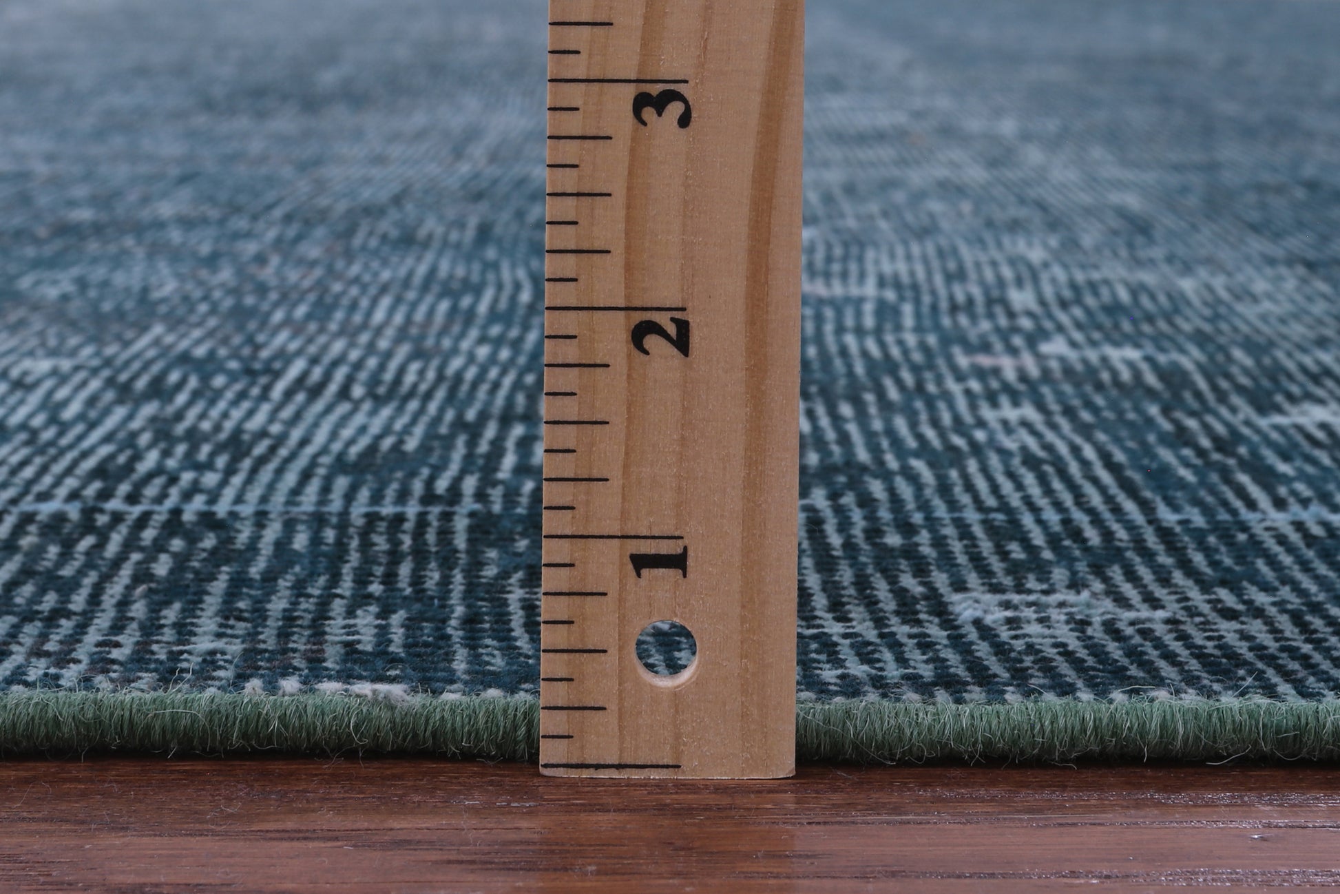 Green Persian Overdyed Hand Knotted Wool Rug - 9' 5" X 12' 0" - Golden Nile