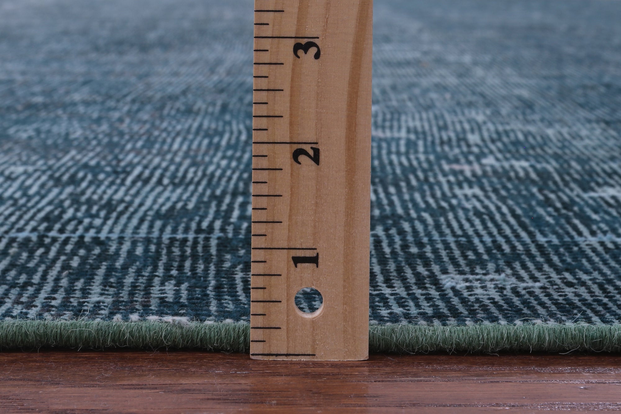 Green Persian Overdyed Hand Knotted Wool Rug - 9' 5" X 12' 0" - Golden Nile