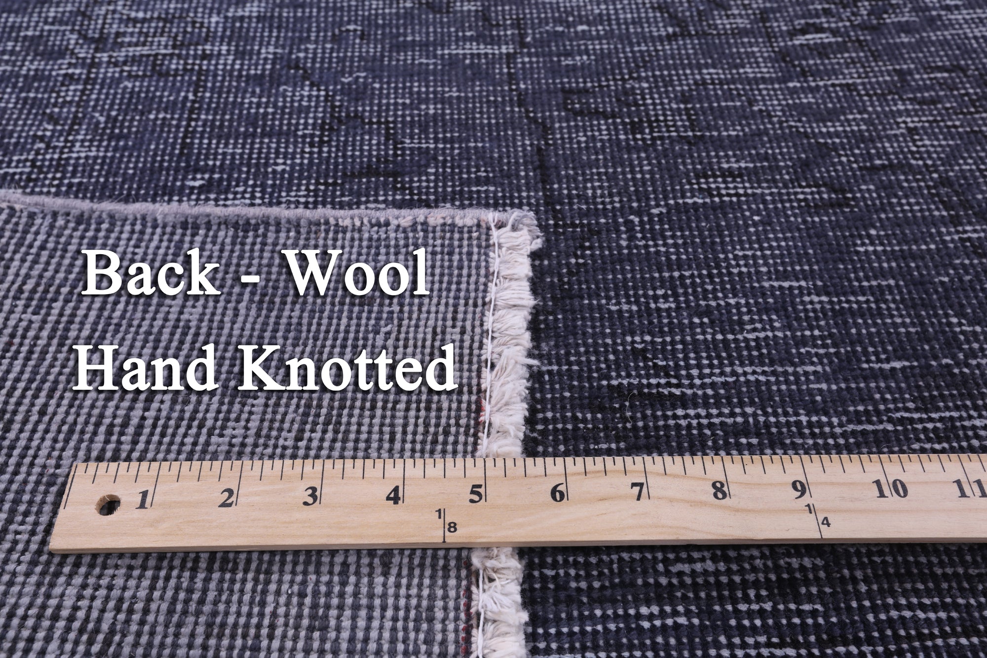Persian Overdyed Handmade Wool Rug - 9' 3" X 12' 5" - Golden Nile