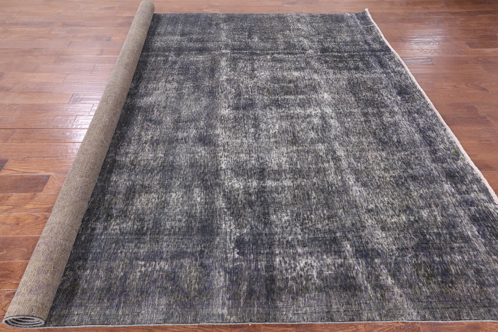 Persian Overdyed Hand Knotted Wool Area Rug - 9' 8" X 12' 0" - Golden Nile