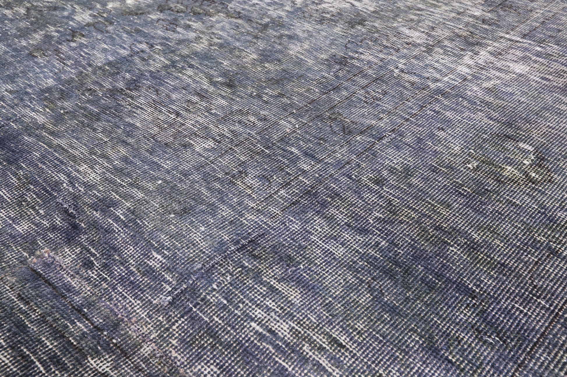 Persian Overdyed Hand Knotted Wool Area Rug - 9' 8" X 12' 0" - Golden Nile