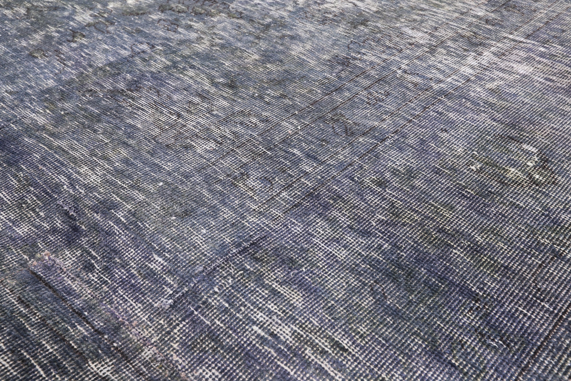Persian Overdyed Hand Knotted Wool Area Rug - 9' 8" X 12' 0" - Golden Nile