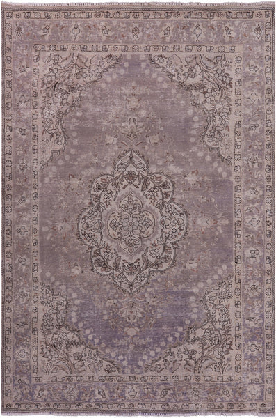 Persian Vintage White Wash Handmade Wool Rug - 6' 10" X 10' 4" - Golden Nile