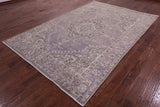Persian Vintage White Wash Handmade Wool Rug - 6' 10" X 10' 4" - Golden Nile