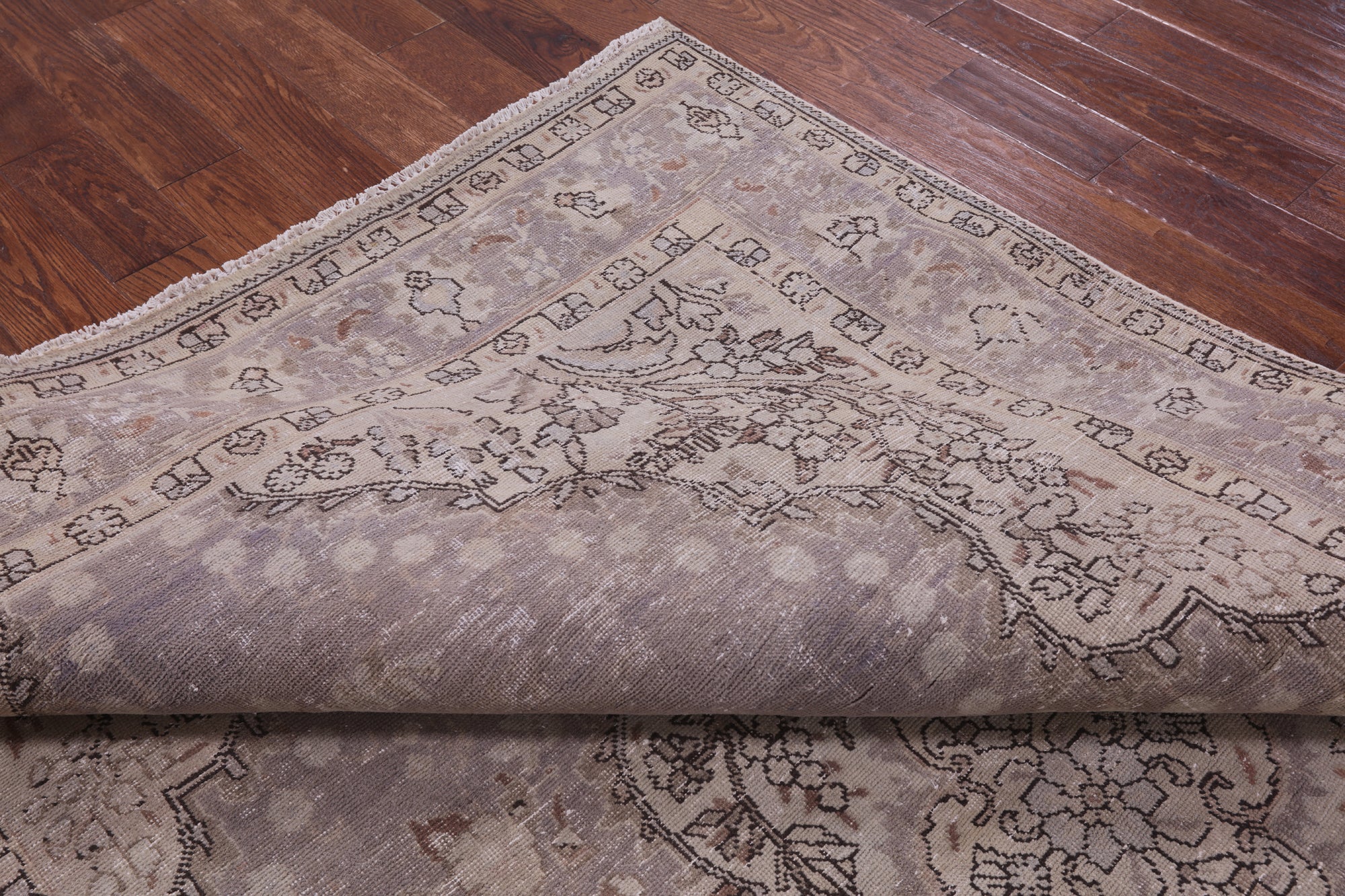 Persian Vintage White Wash Handmade Wool Rug - 6' 10" X 10' 4" - Golden Nile