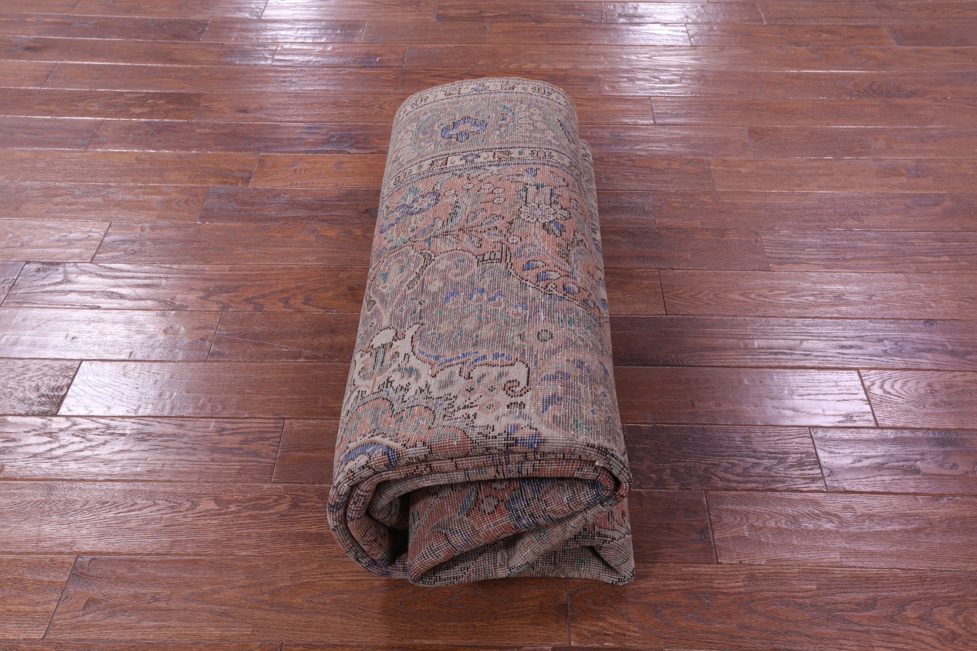 Persian Overdyed Hand Knotted Wool Rug - 6' 8" X 9' 9" - Golden Nile