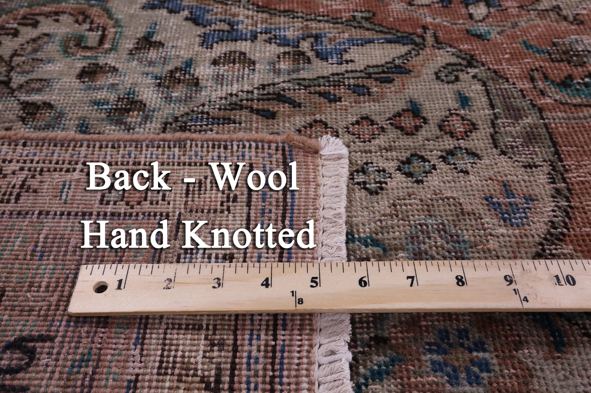 Persian Overdyed Hand Knotted Wool Rug - 6' 8" X 9' 9" - Golden Nile