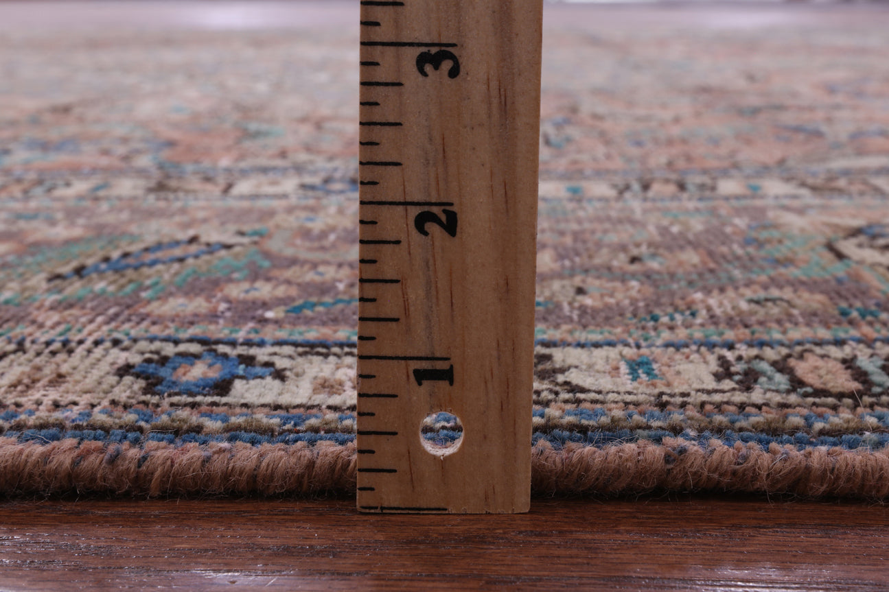 Persian Overdyed Hand Knotted Wool Rug - 6' 8" X 9' 9" - Golden Nile