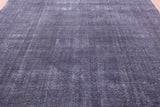 Persian Overdyed Hand Knotted Wool Rug - 9' 10" X 11' 3" - Golden Nile
