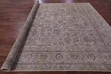 Ivory Persian Vintage White Wash Hand-Knotted Wool Rug - 9' 10" X 12' 10 - Golden Nile