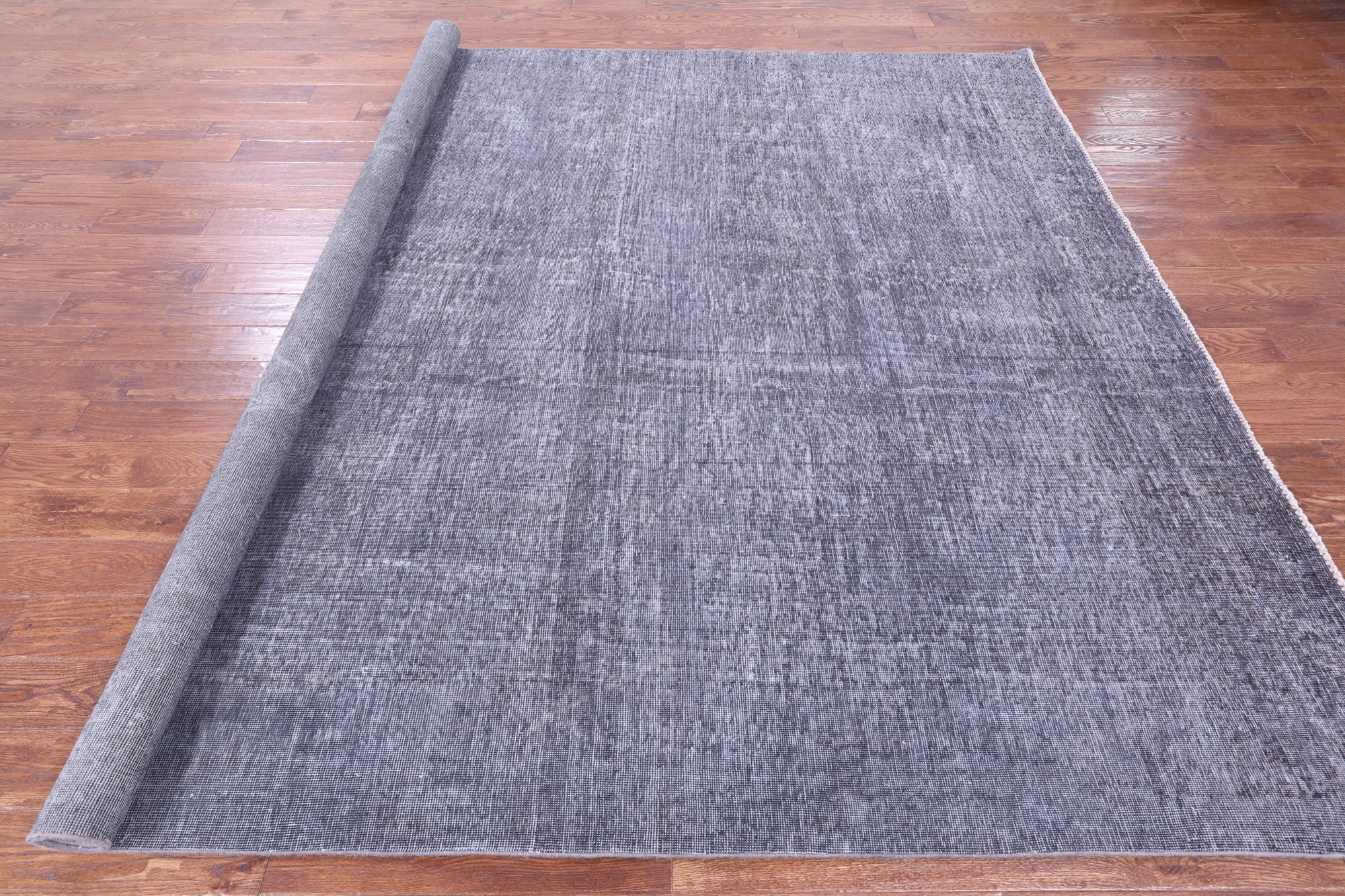 Persian Overdyed Hand Knotted Wool Rug - 9' 2" X 10' 10" - Golden Nile